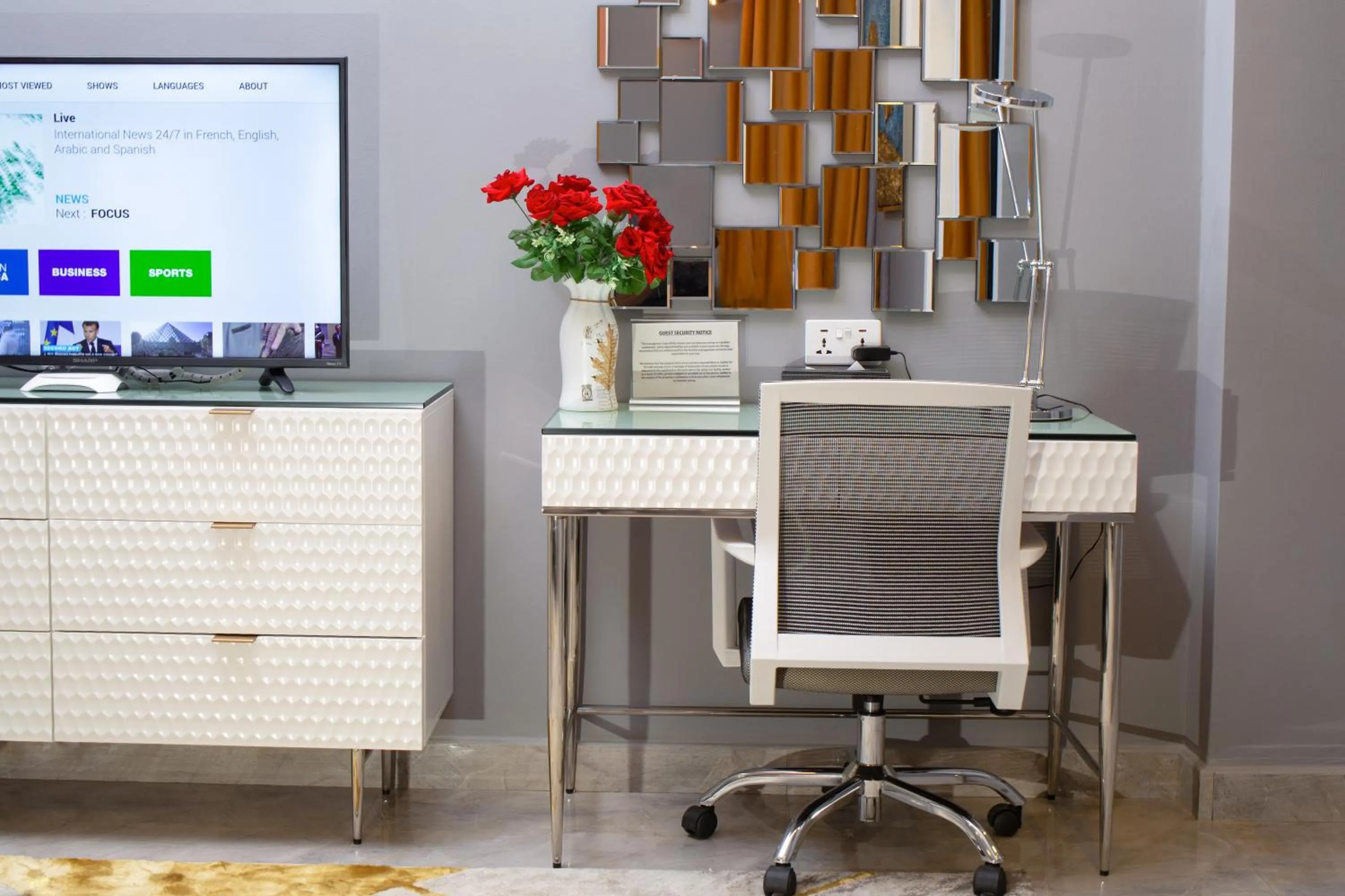 Bedroom in The Alima Suites