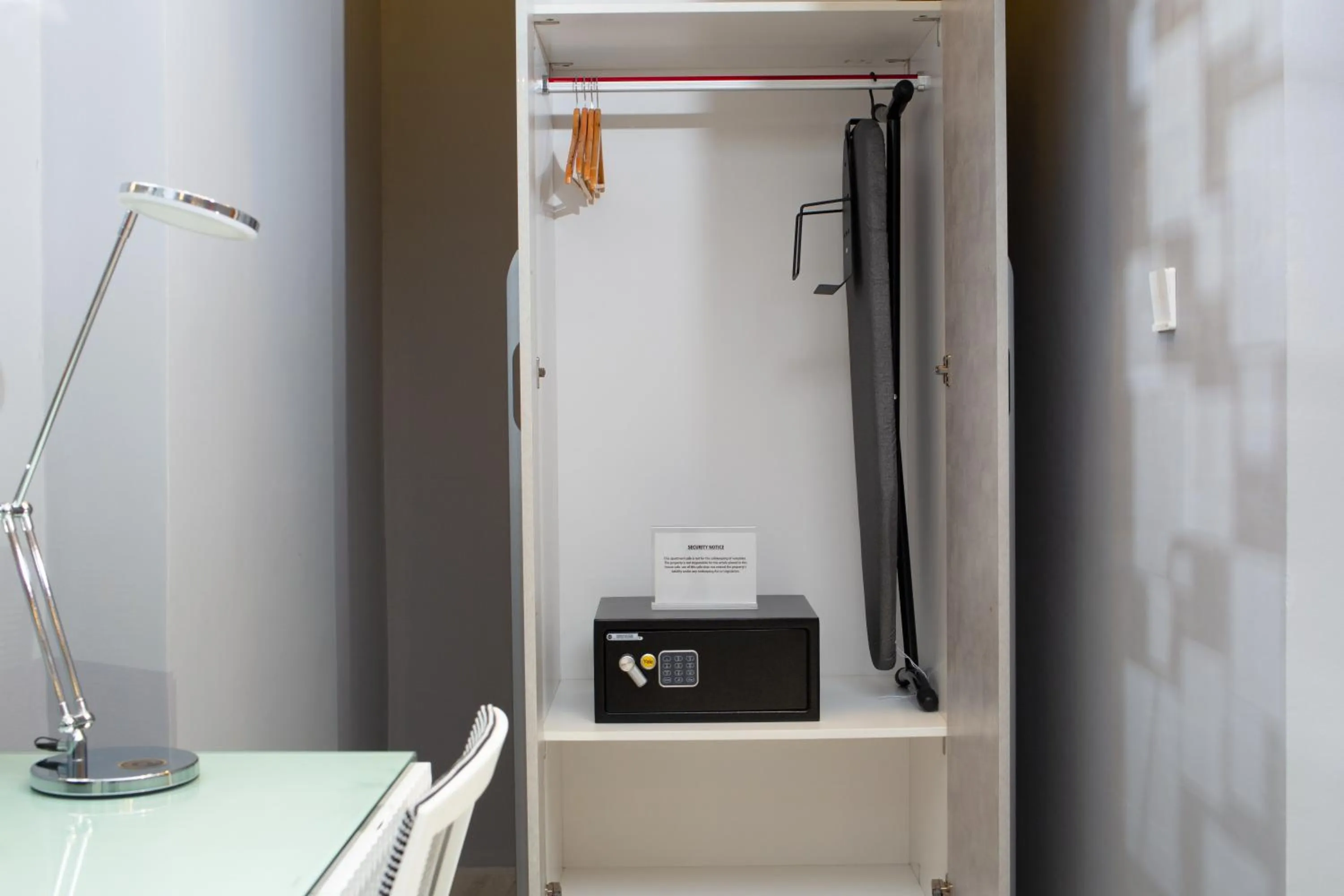 safe in The Alima Suites