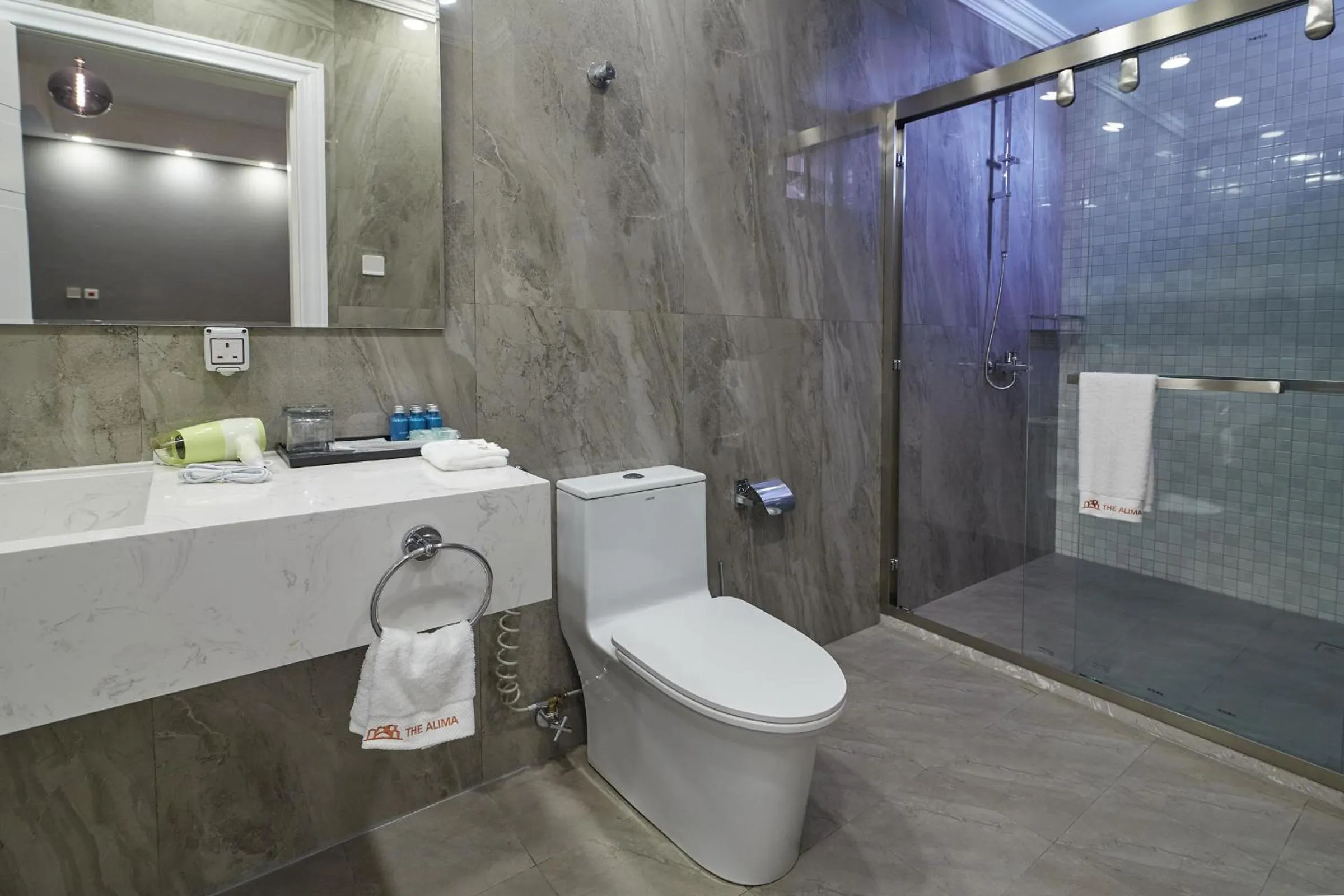 Bathroom in The Alima Suites