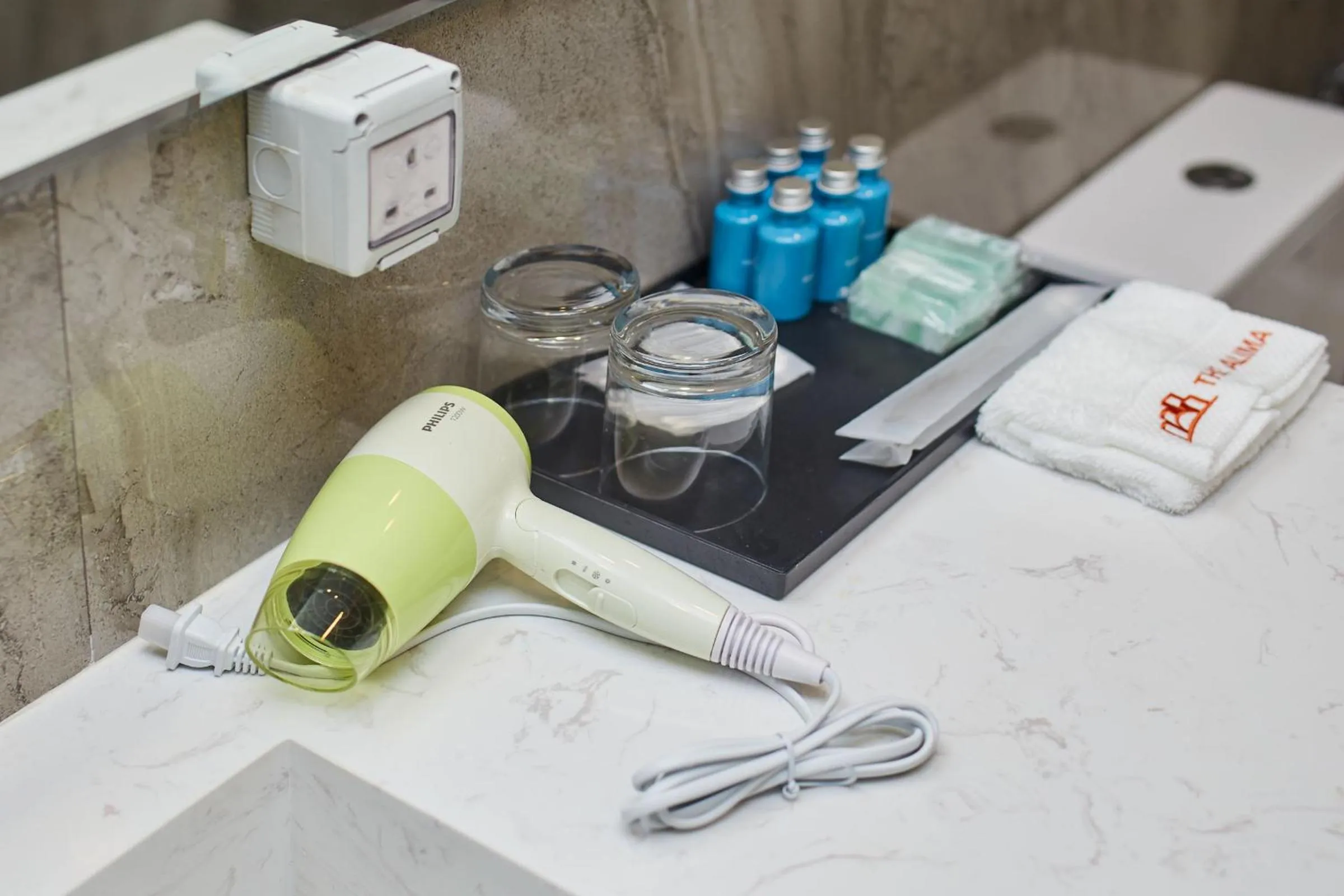 Bathroom in The Alima Suites