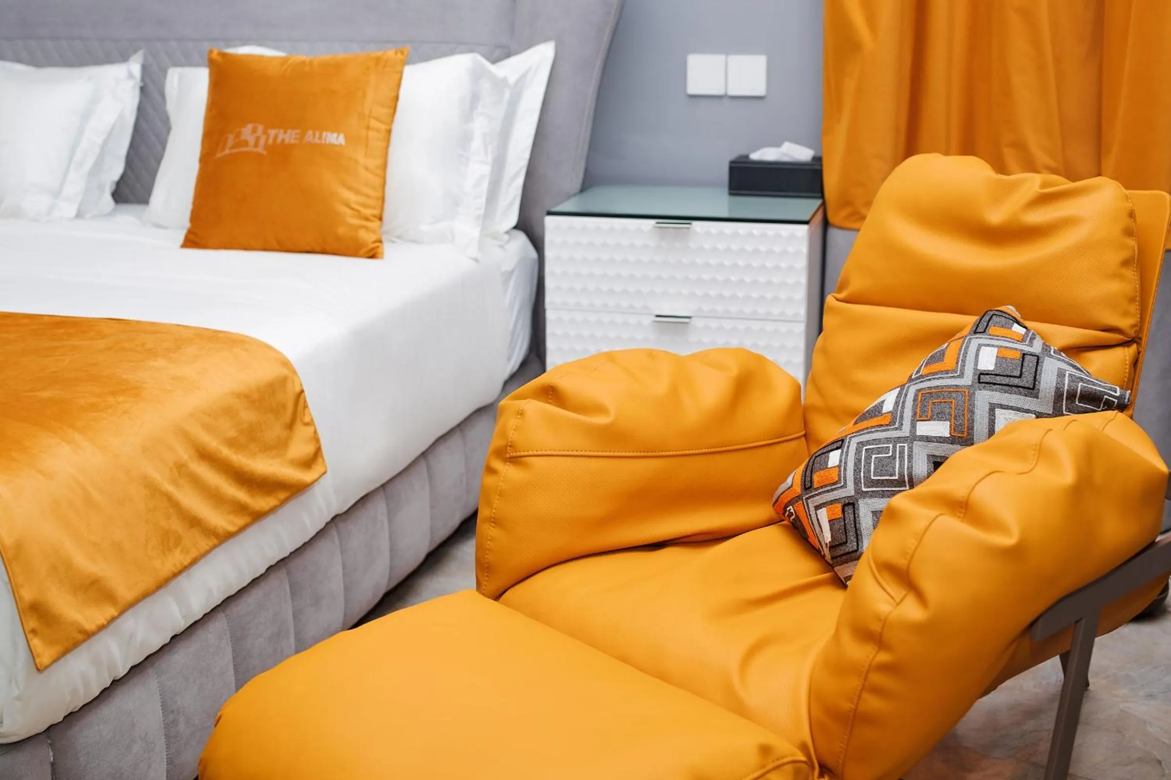 Bedroom, Bed in The Alima Suites