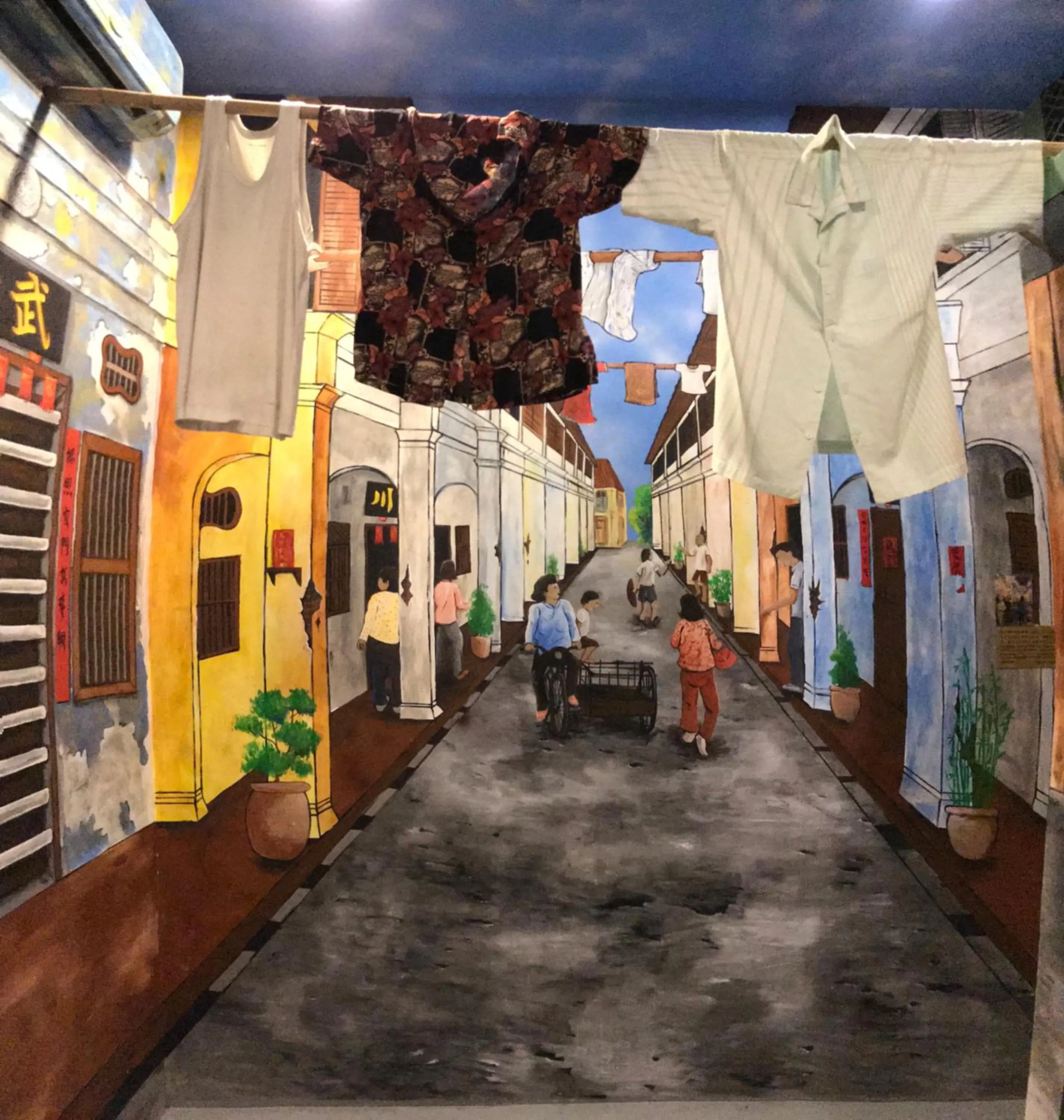 Decorative detail in Winggarden Murals House by JE Boutique Guesthouse