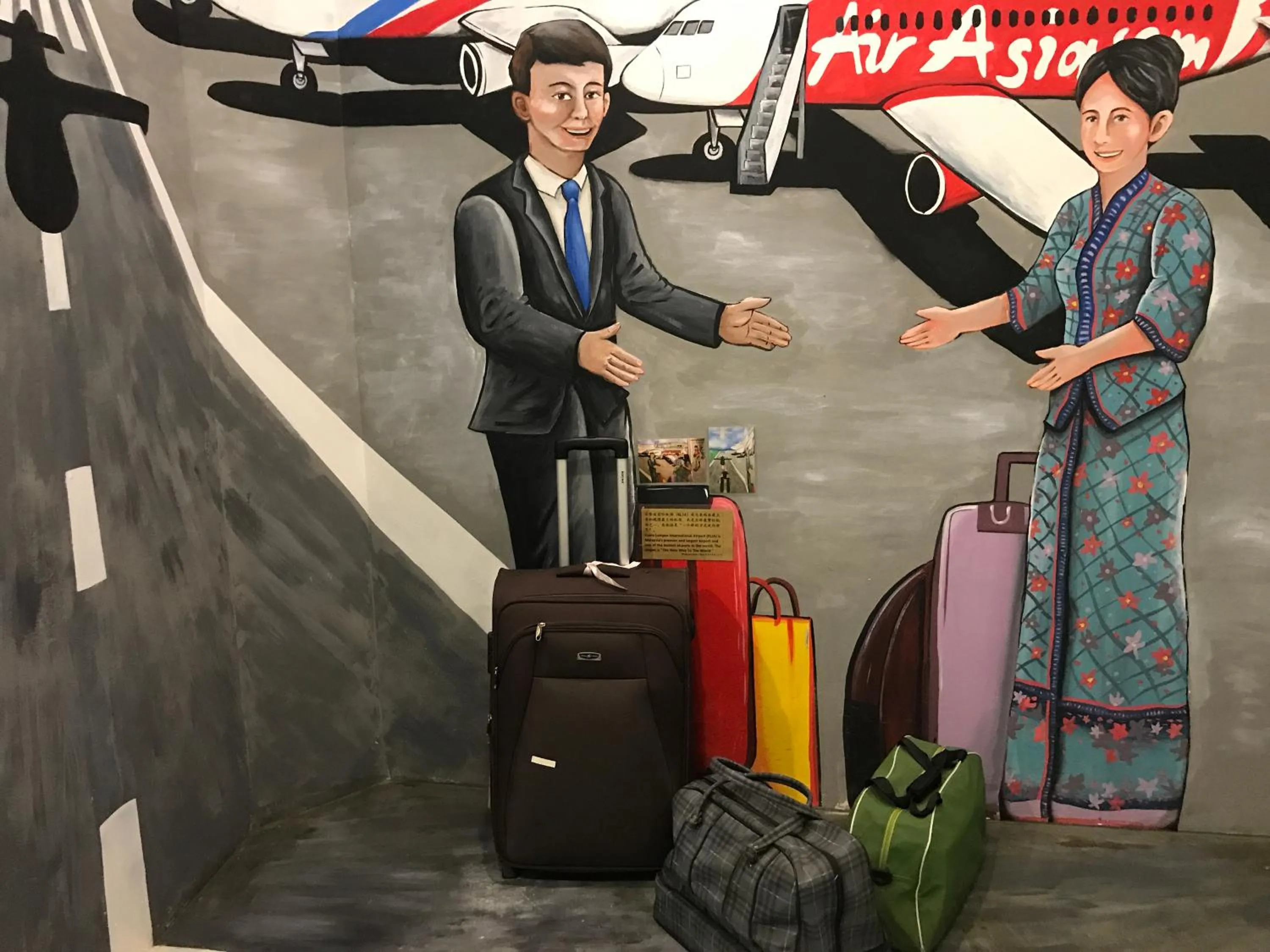 Decorative detail in Winggarden Murals House by JE Boutique Guesthouse