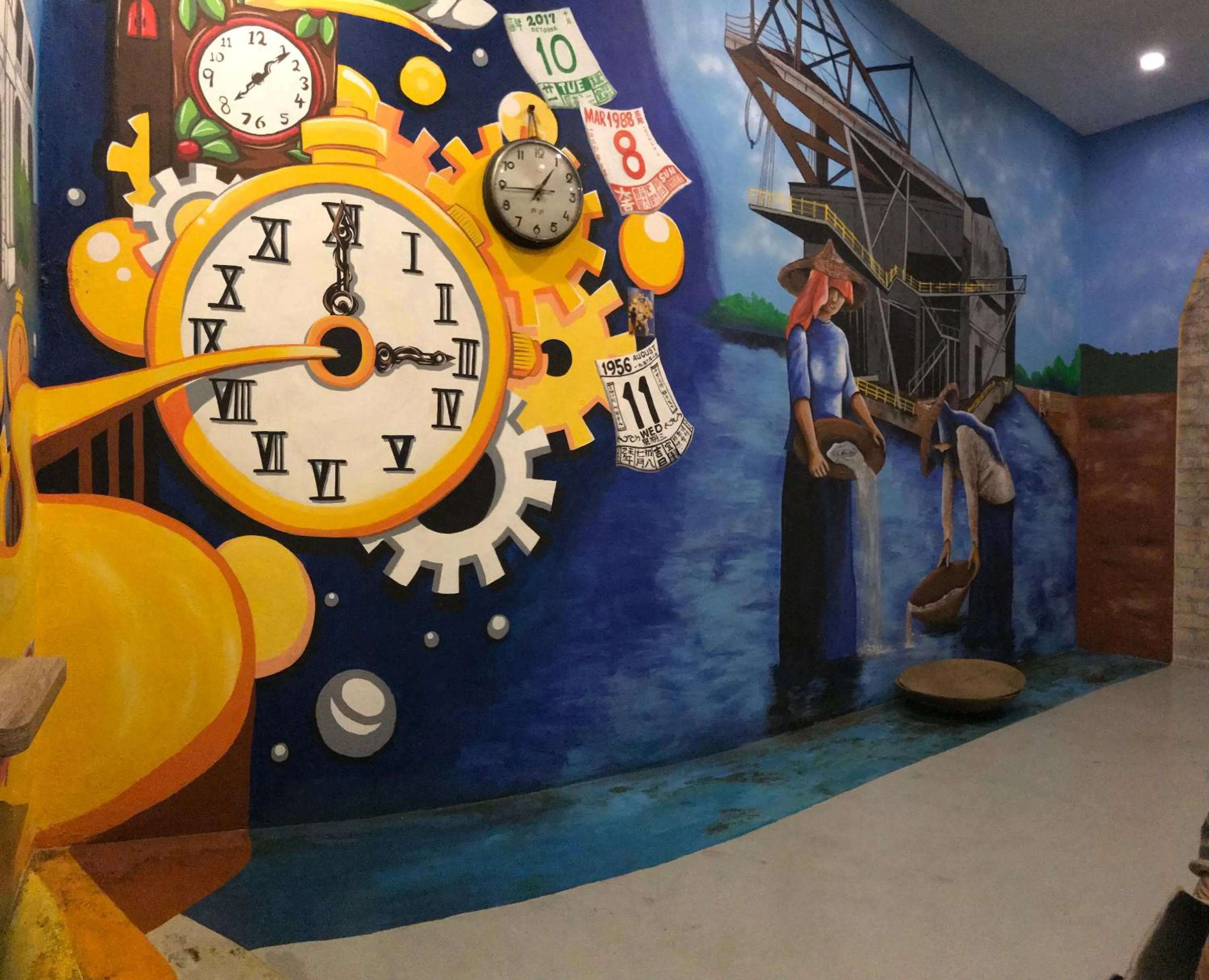 Decorative detail in Winggarden Murals House by JE Boutique Guesthouse