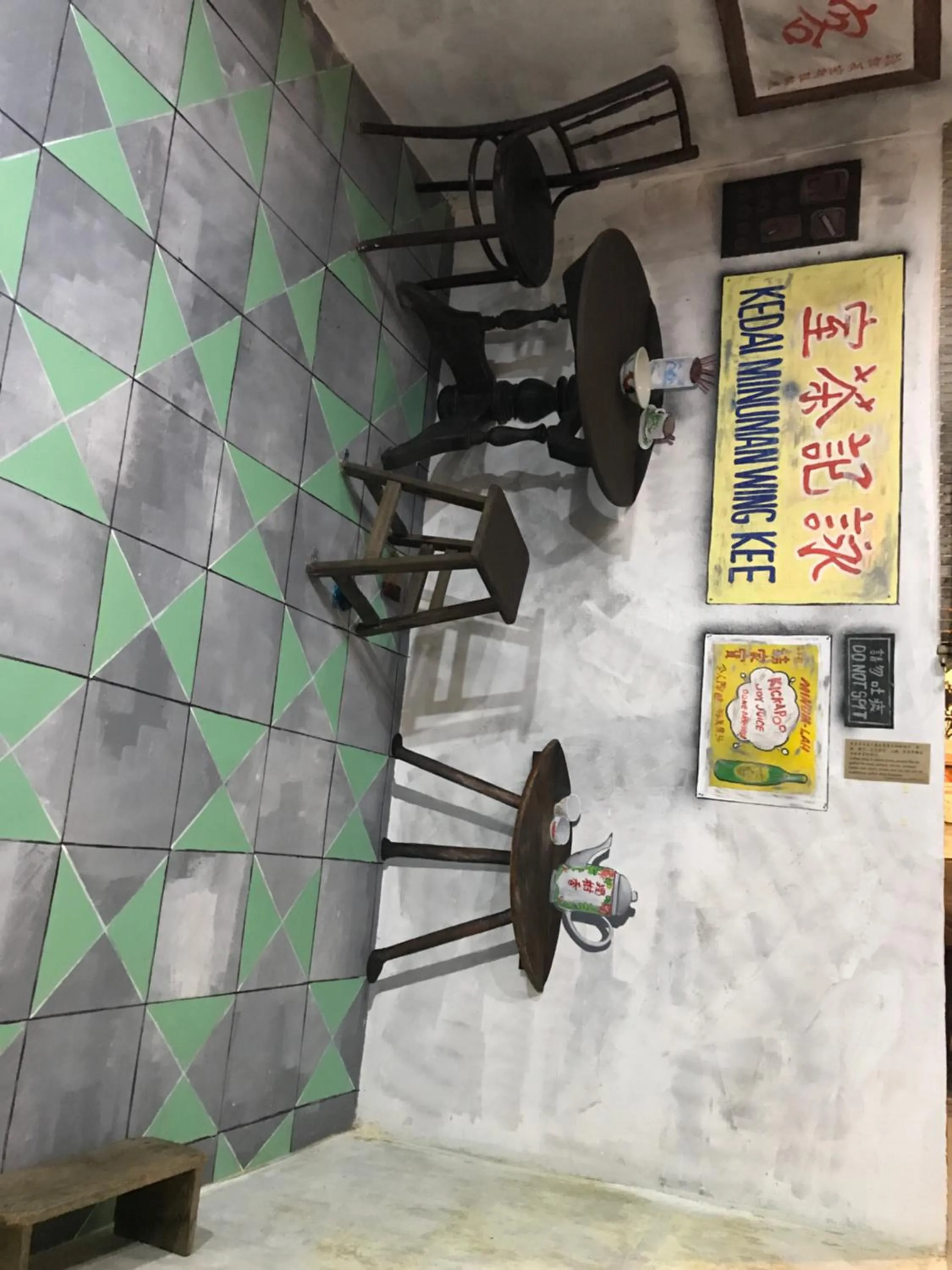 Decorative detail in Winggarden Murals House by JE Boutique Guesthouse