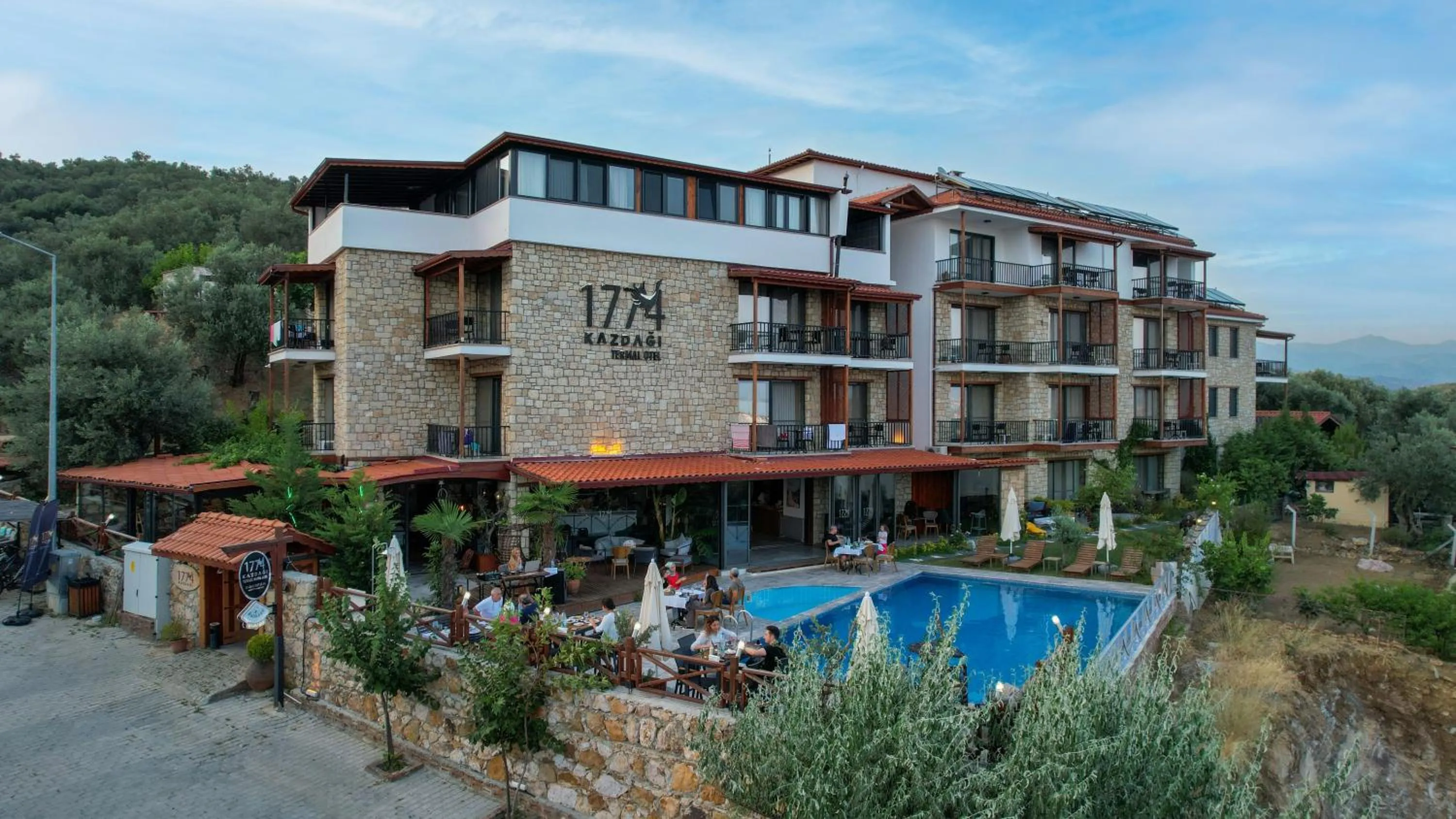 Bird's eye view in 1774 Kazdağı Termal Otel