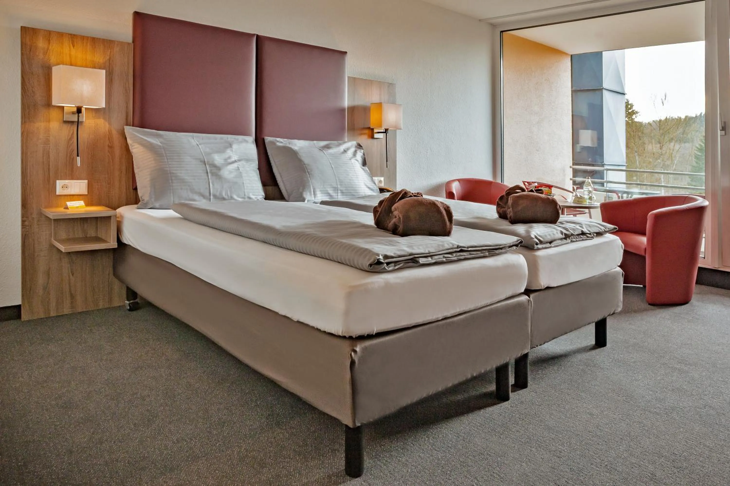 Photo of the whole room, Bed in Hotelpark der Westerwald Treff