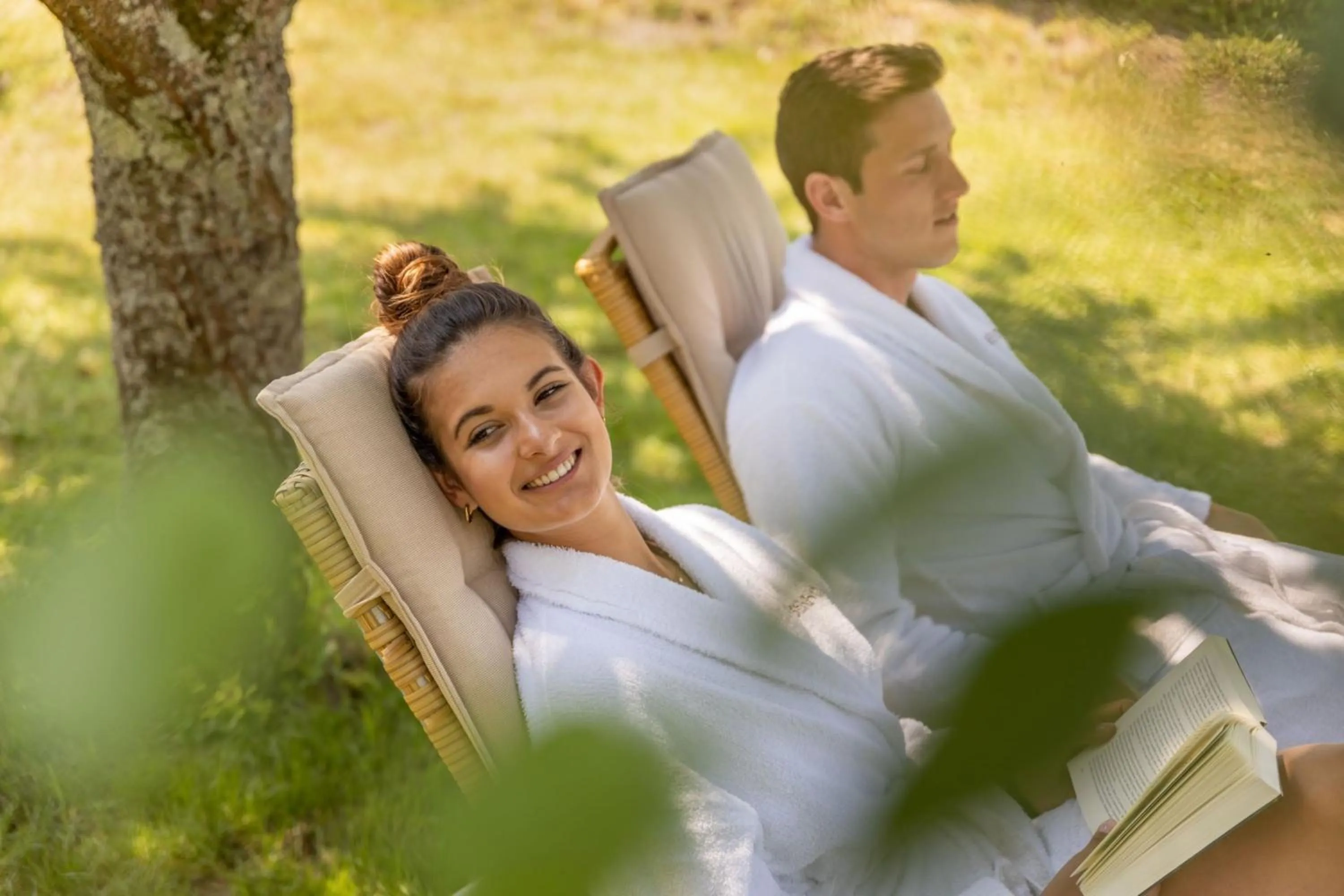 sunbed in Hotel Rebenhof