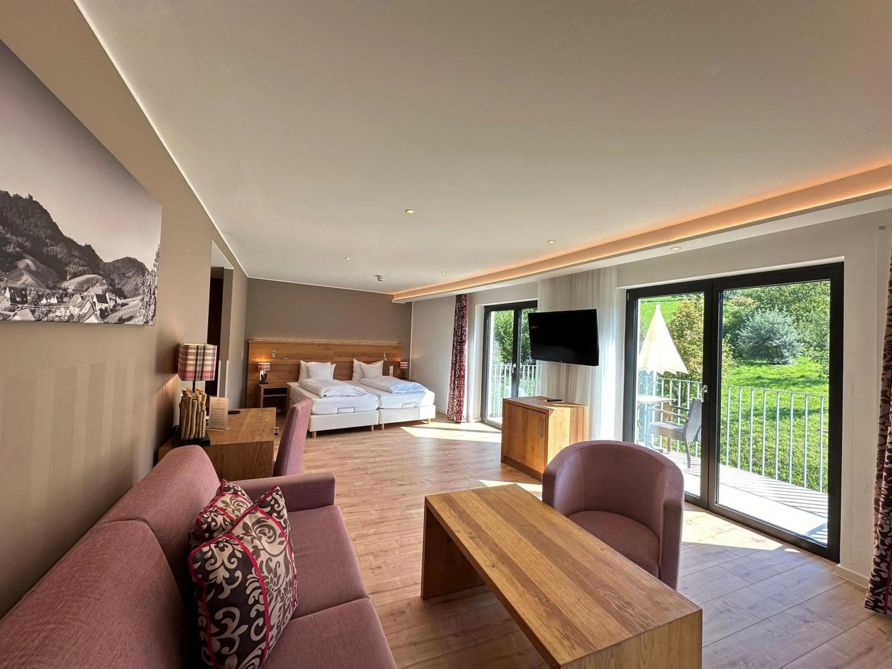 Bed in Hotel Rebenhof