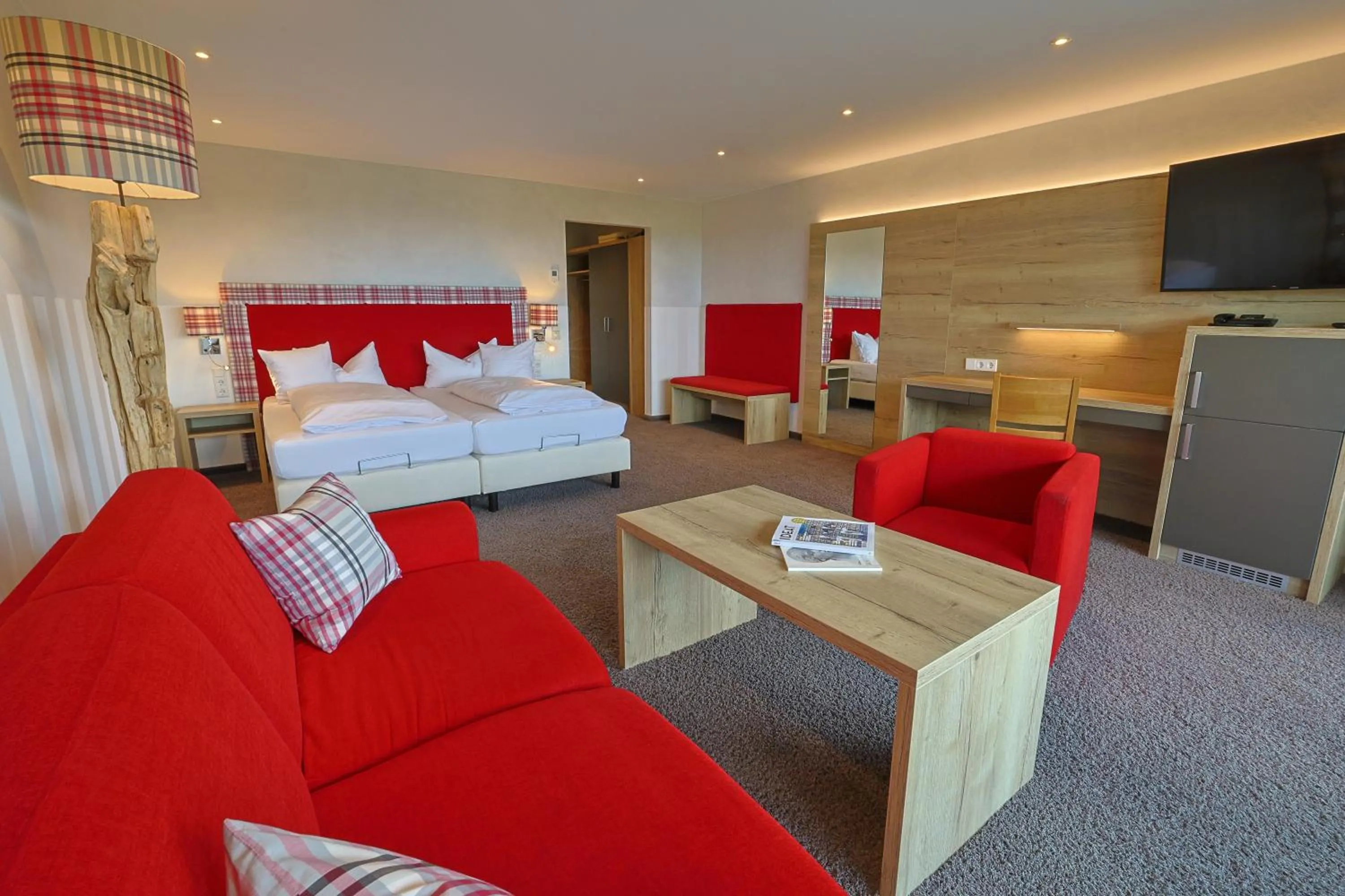 Bed in Hotel Rebenhof