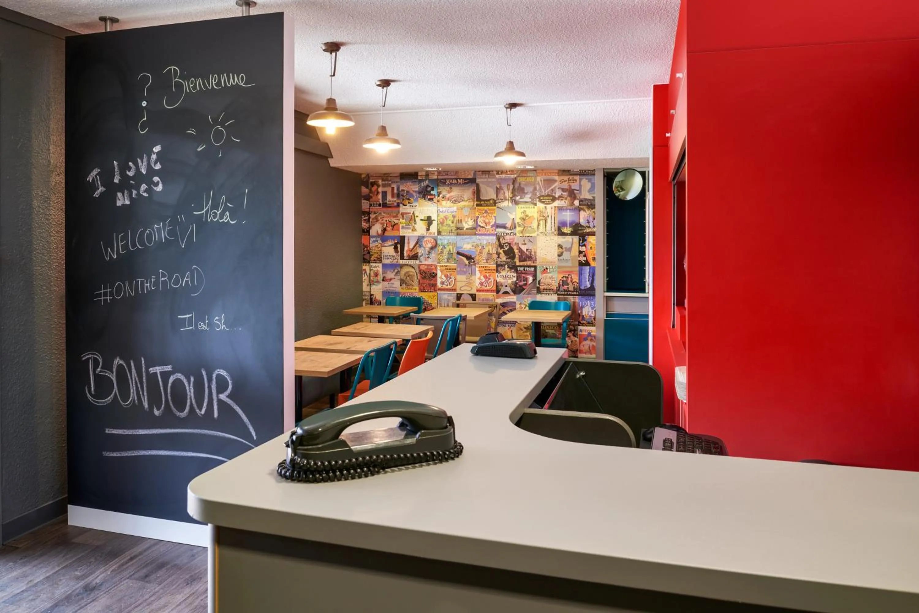 Lobby or reception in hotelF1 Evry A6