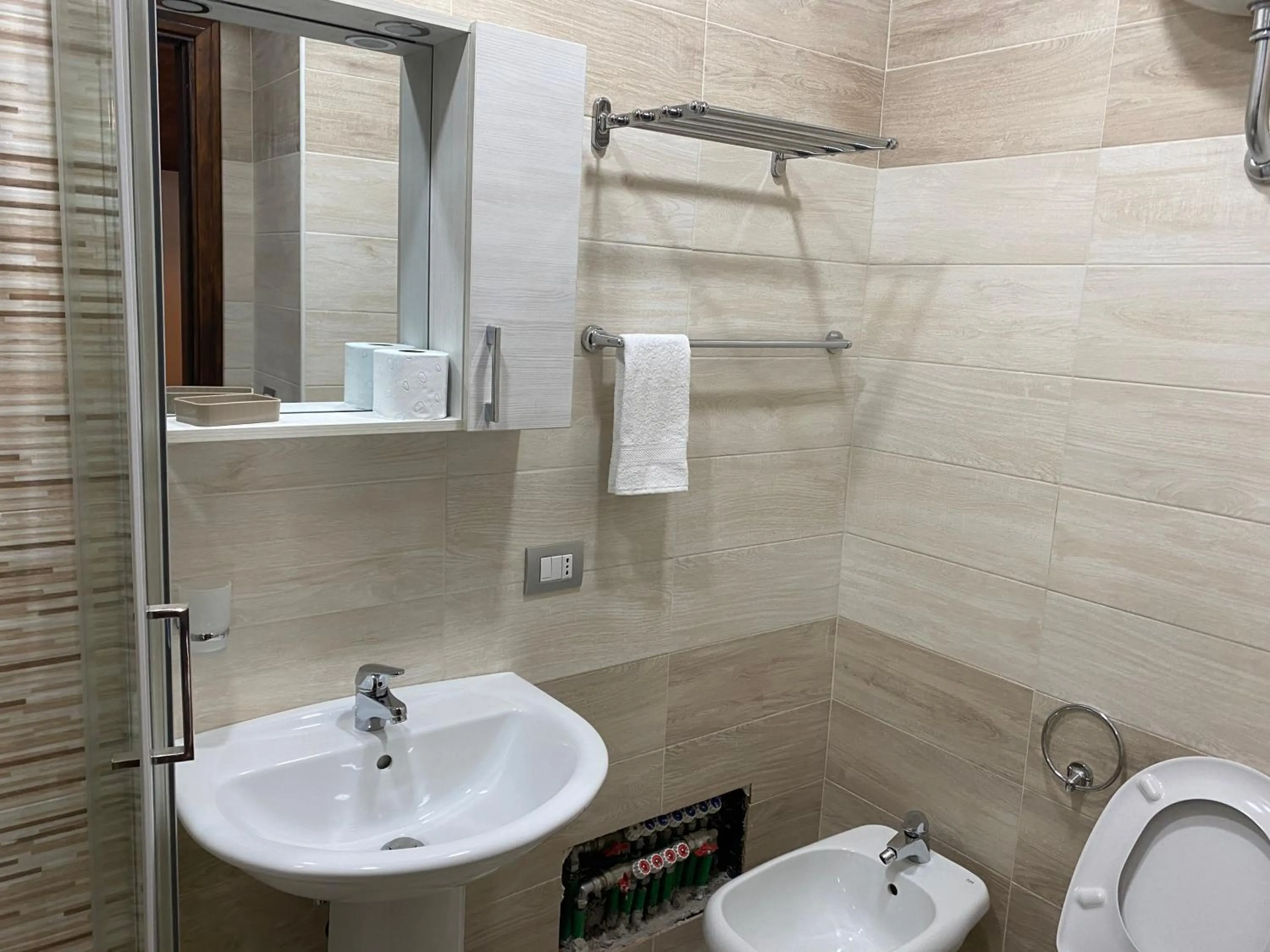 Bathroom in Masseria Moriello - lago di Telese