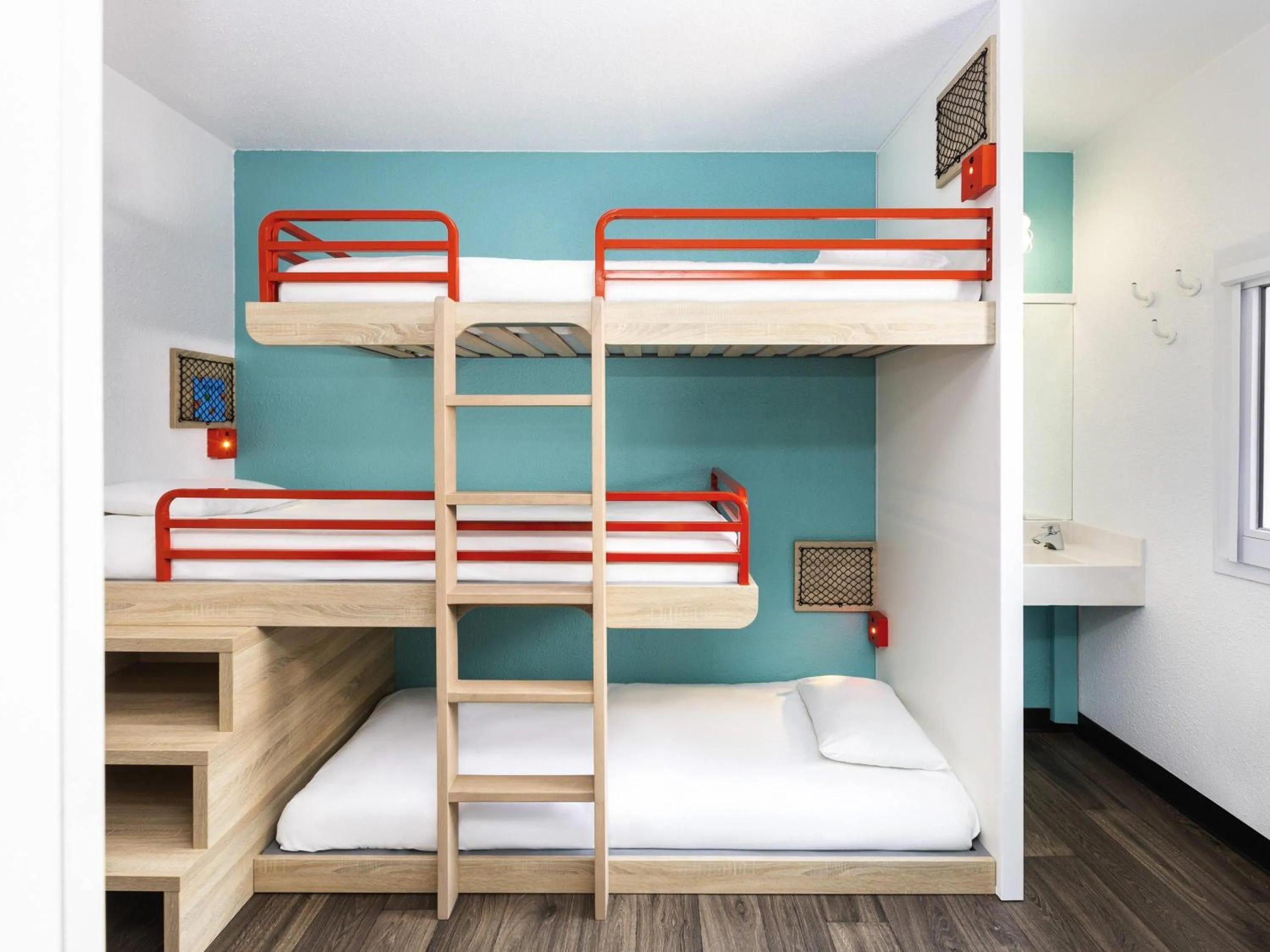 Bedroom, Bed in hotelF1 Nancy Sud