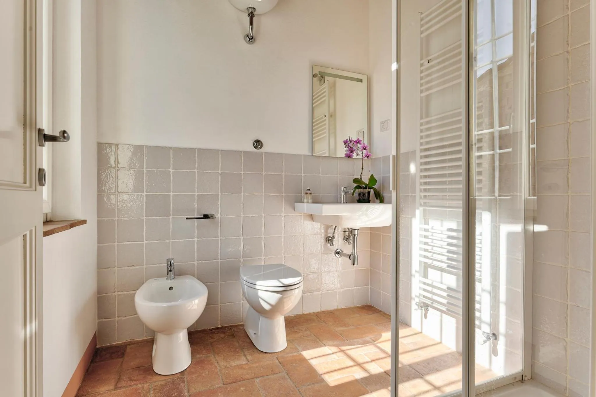 Shower in Villa Galgani