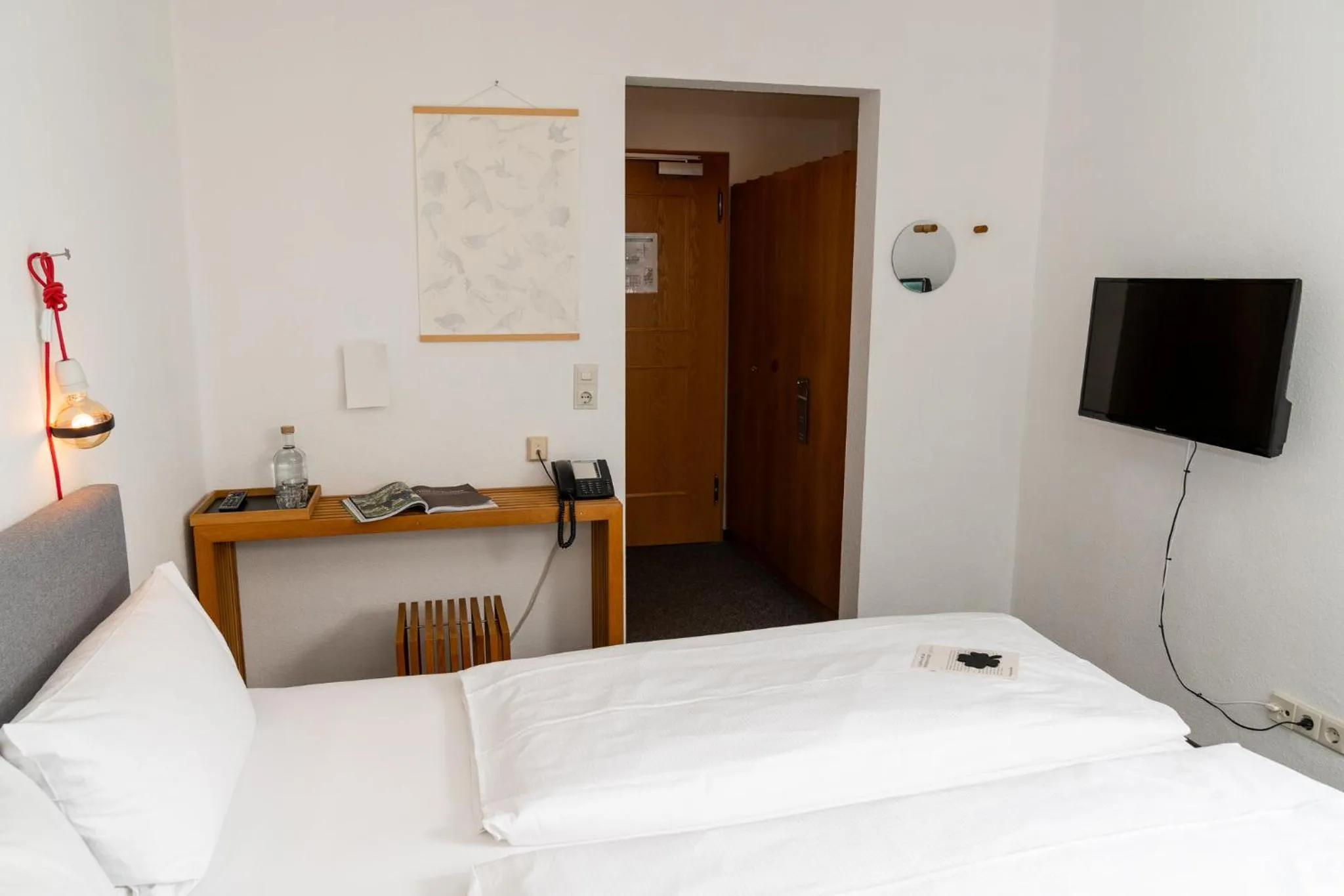 Photo of the whole room, Bed in Der Hirschen