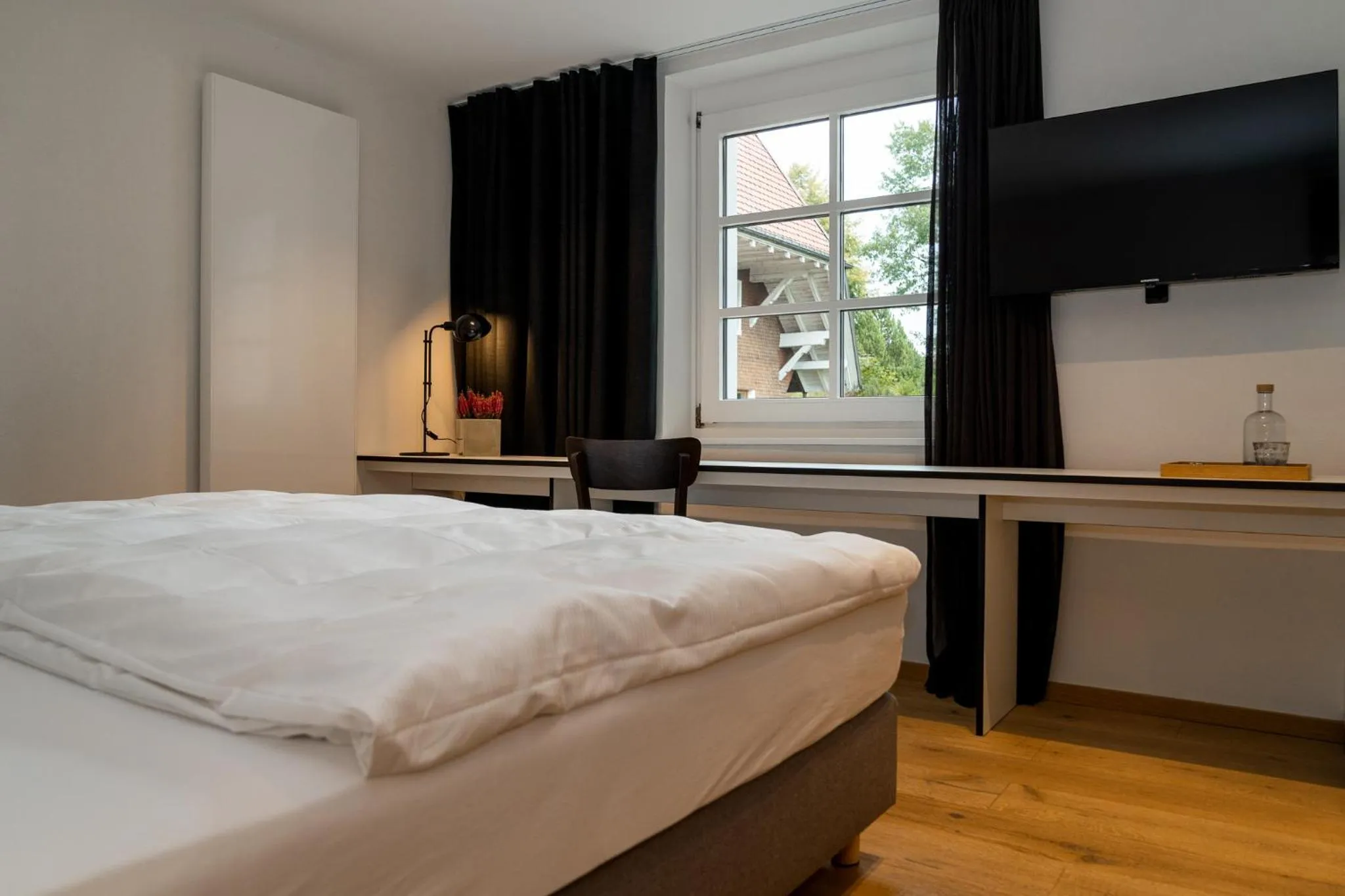 Photo of the whole room, Bed in Der Hirschen