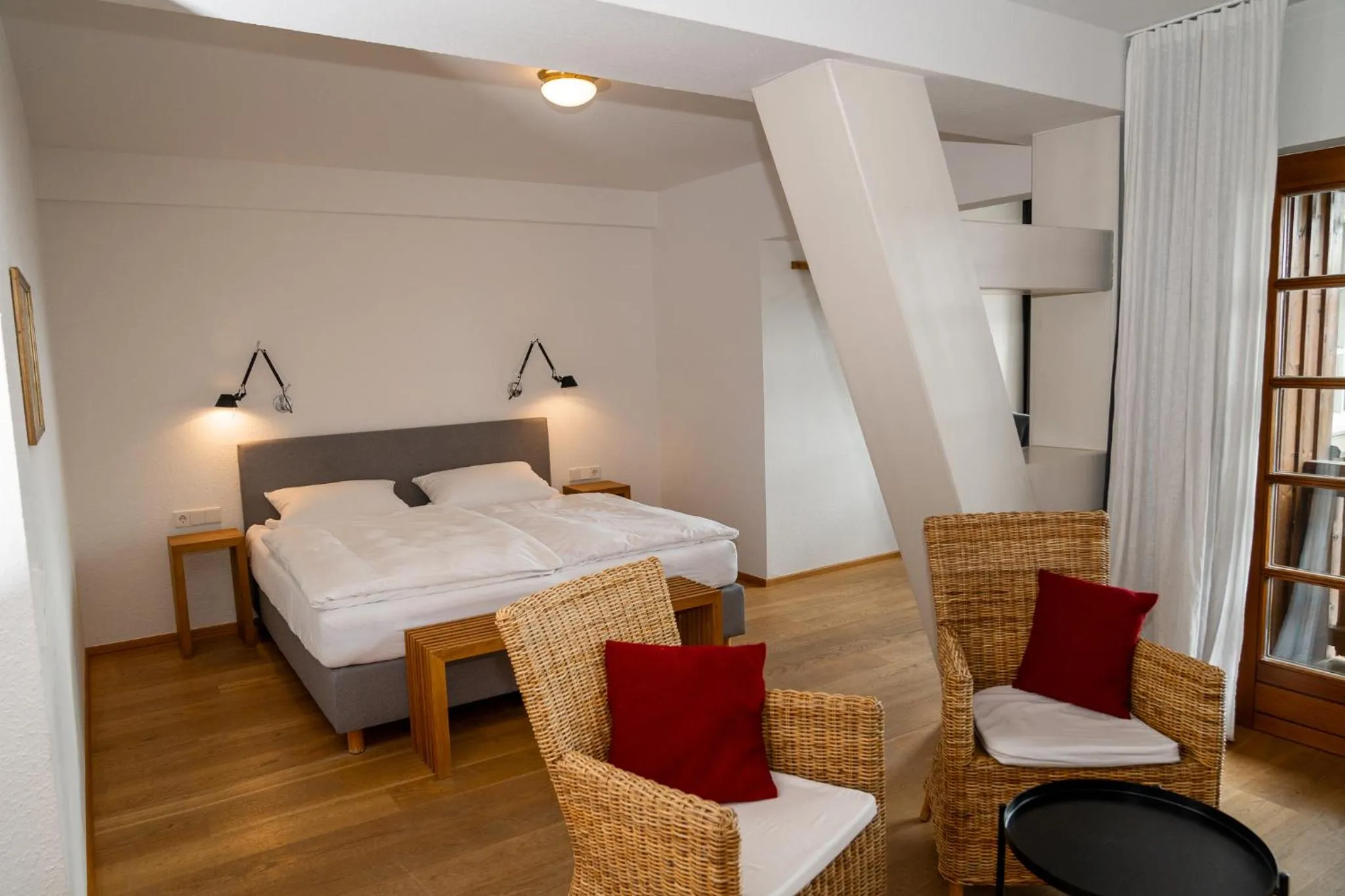 Photo of the whole room, Bed in Der Hirschen