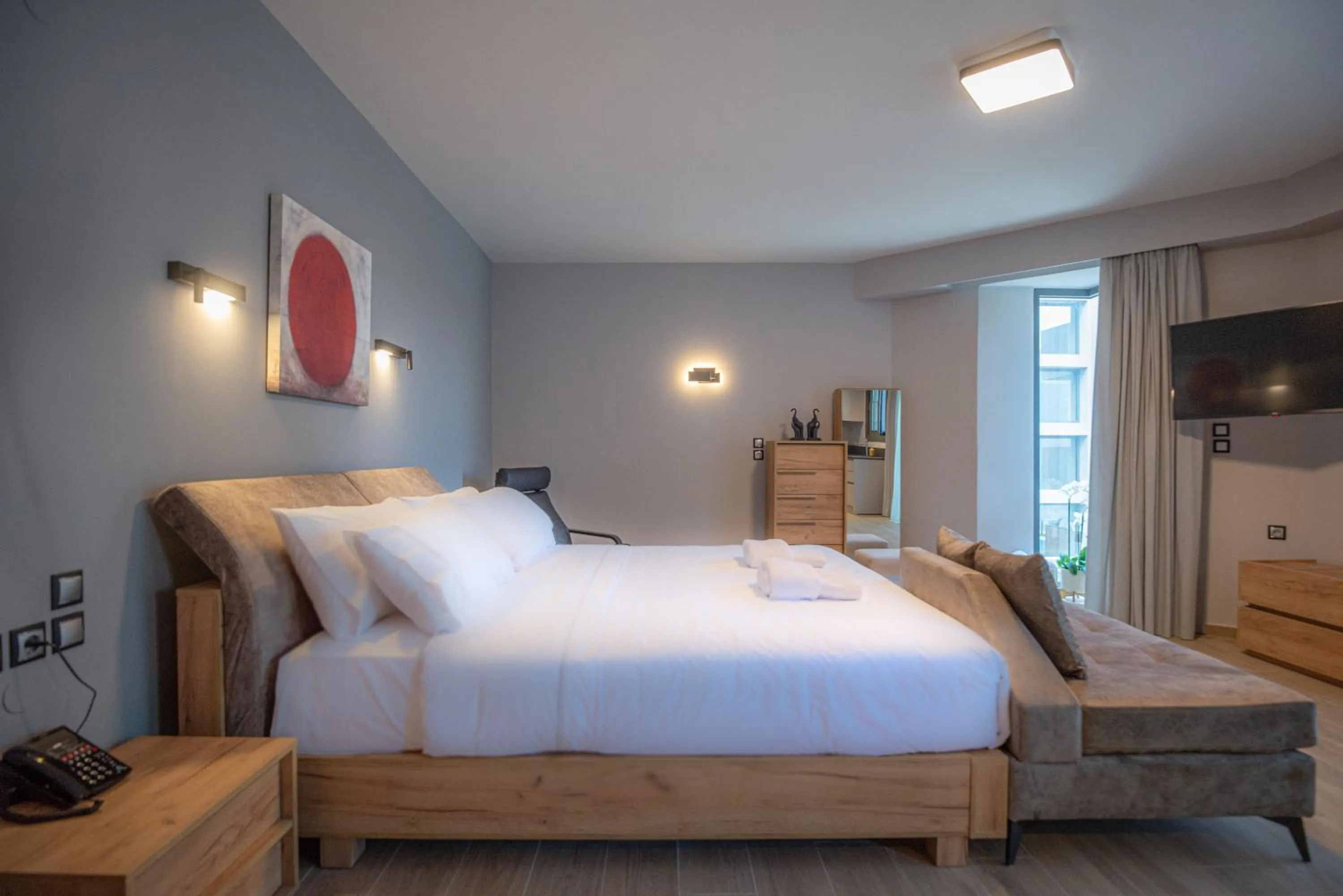 Bed in The Victoria Lefkada