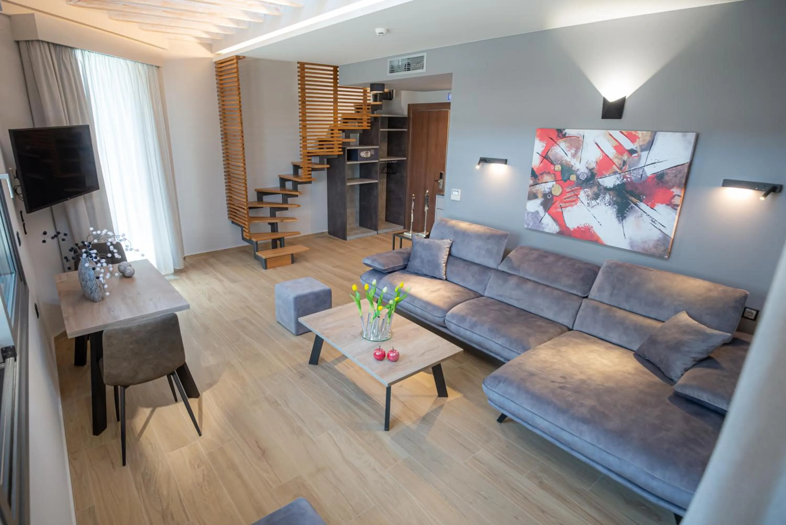 Living room in The Victoria Lefkada