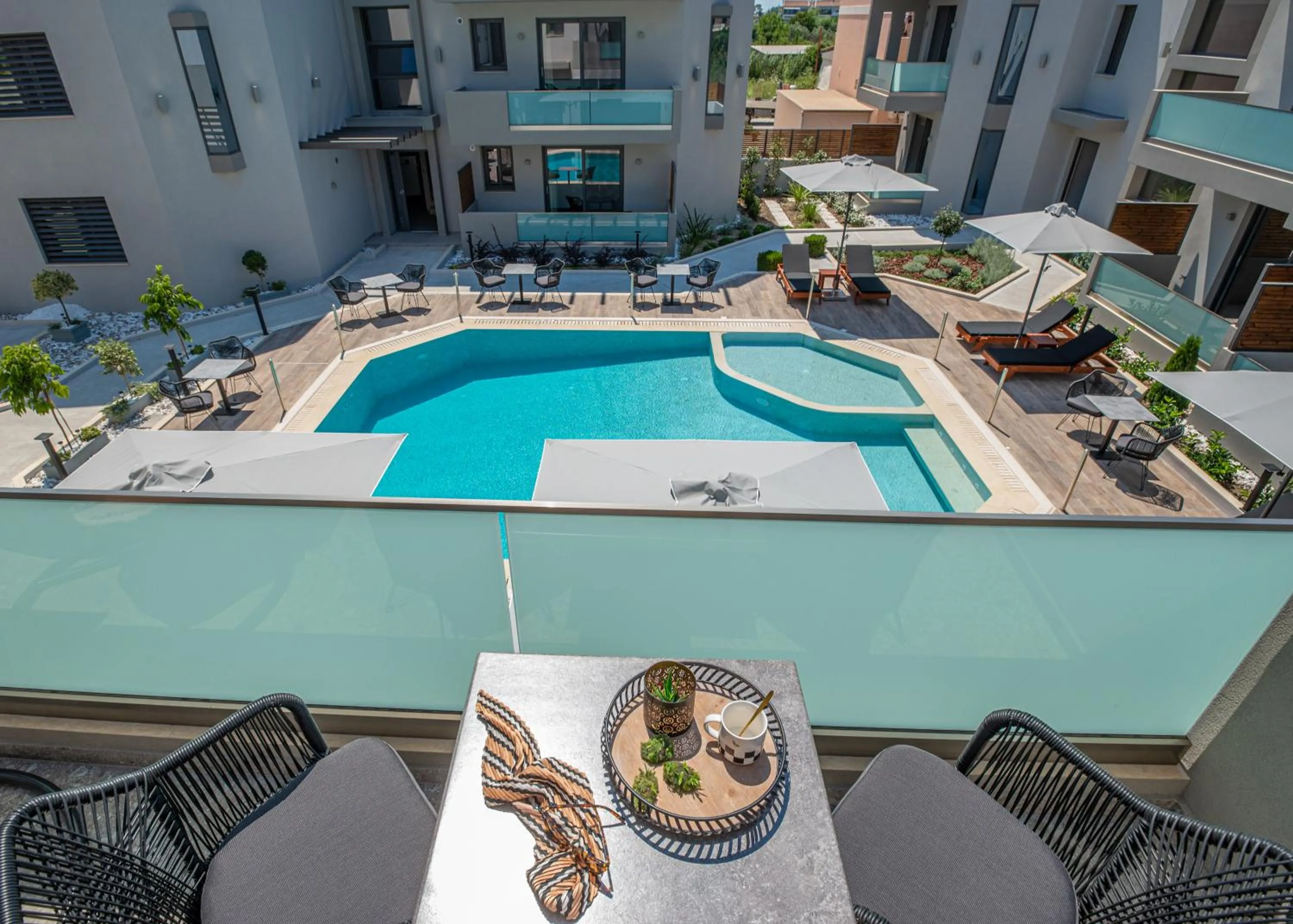 Balcony/Terrace in The Victoria Lefkada