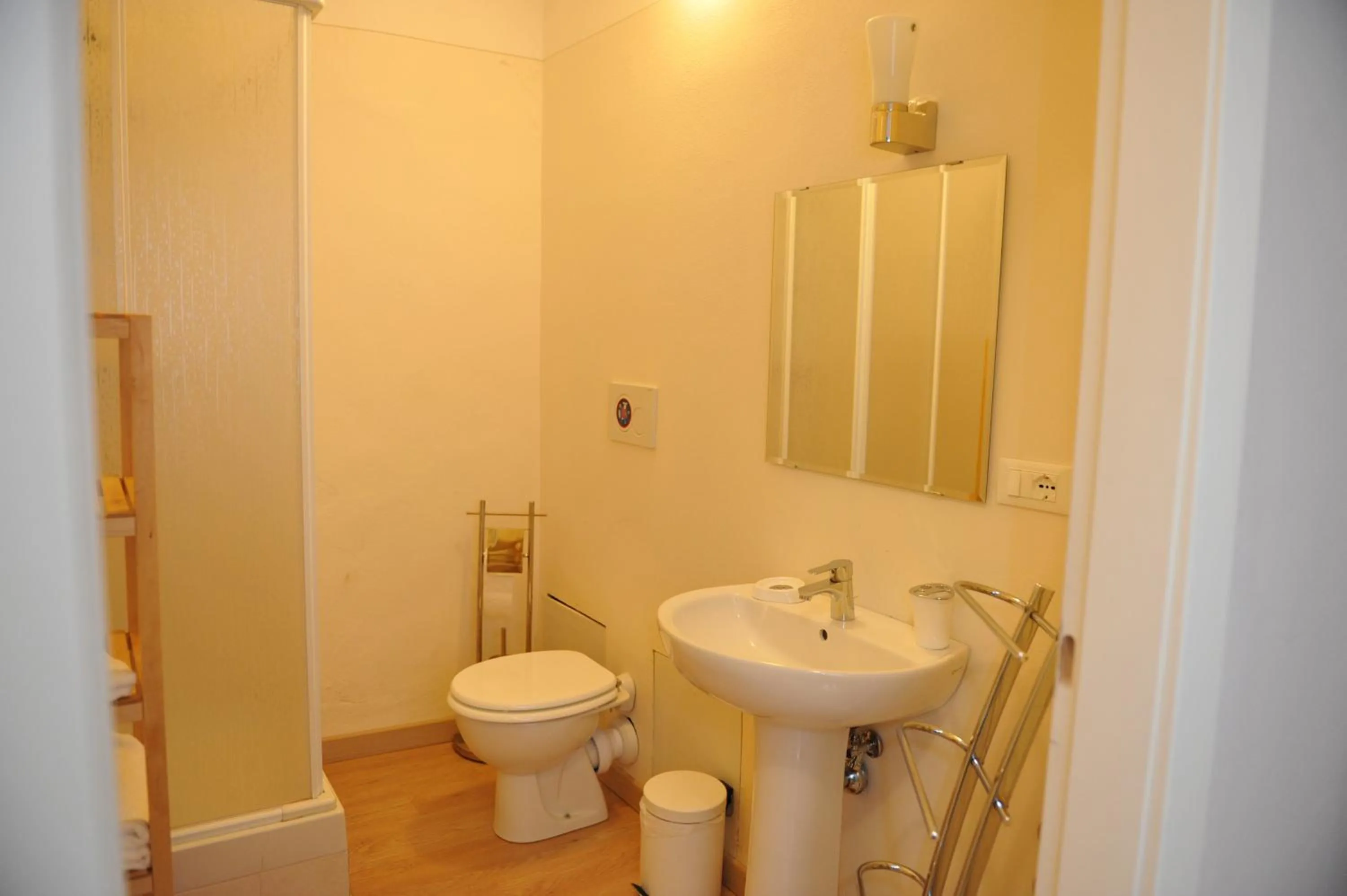 Toilet in At Home Bed and Breakfast