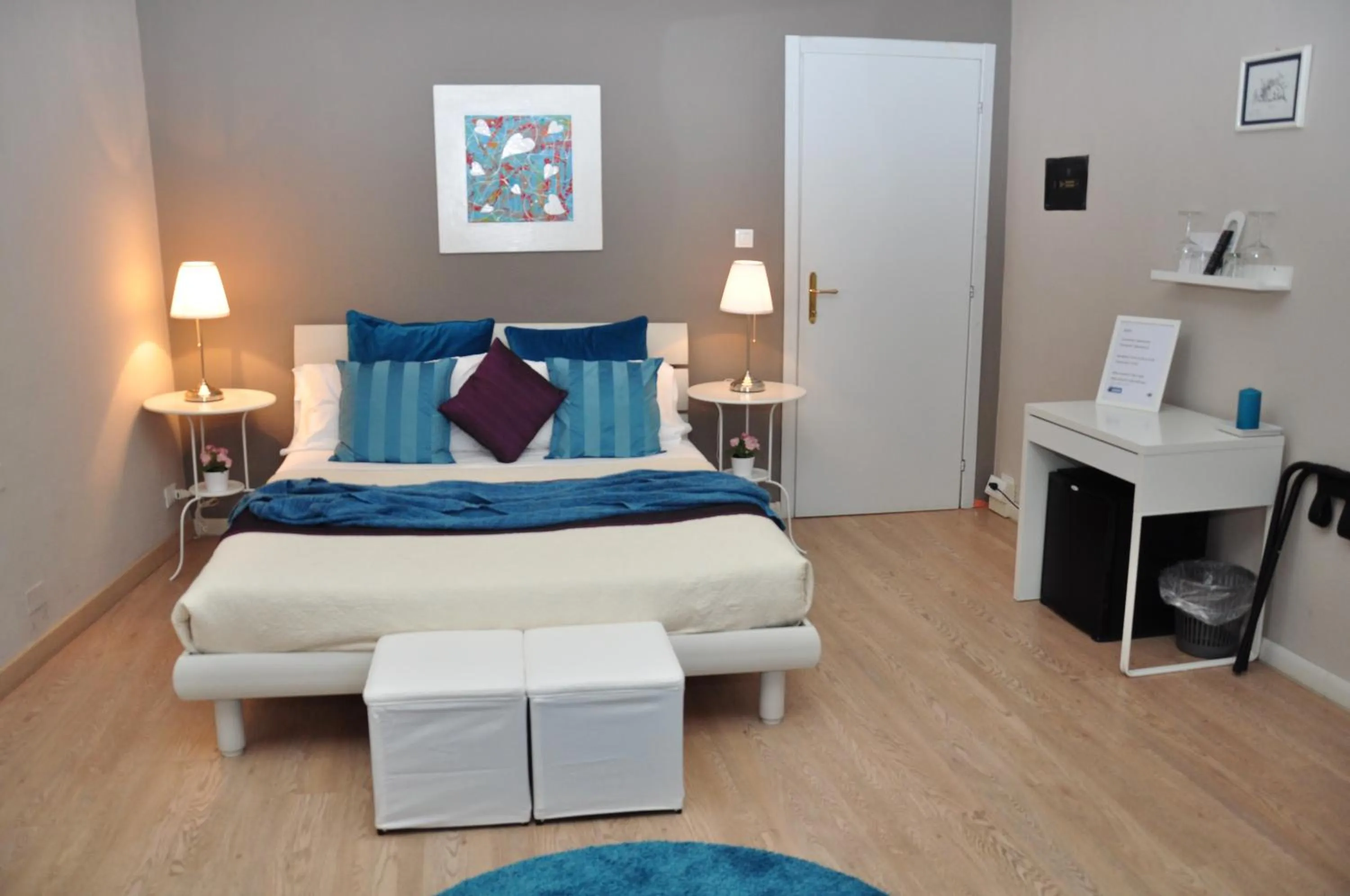 Bed in At Home Bed and Breakfast