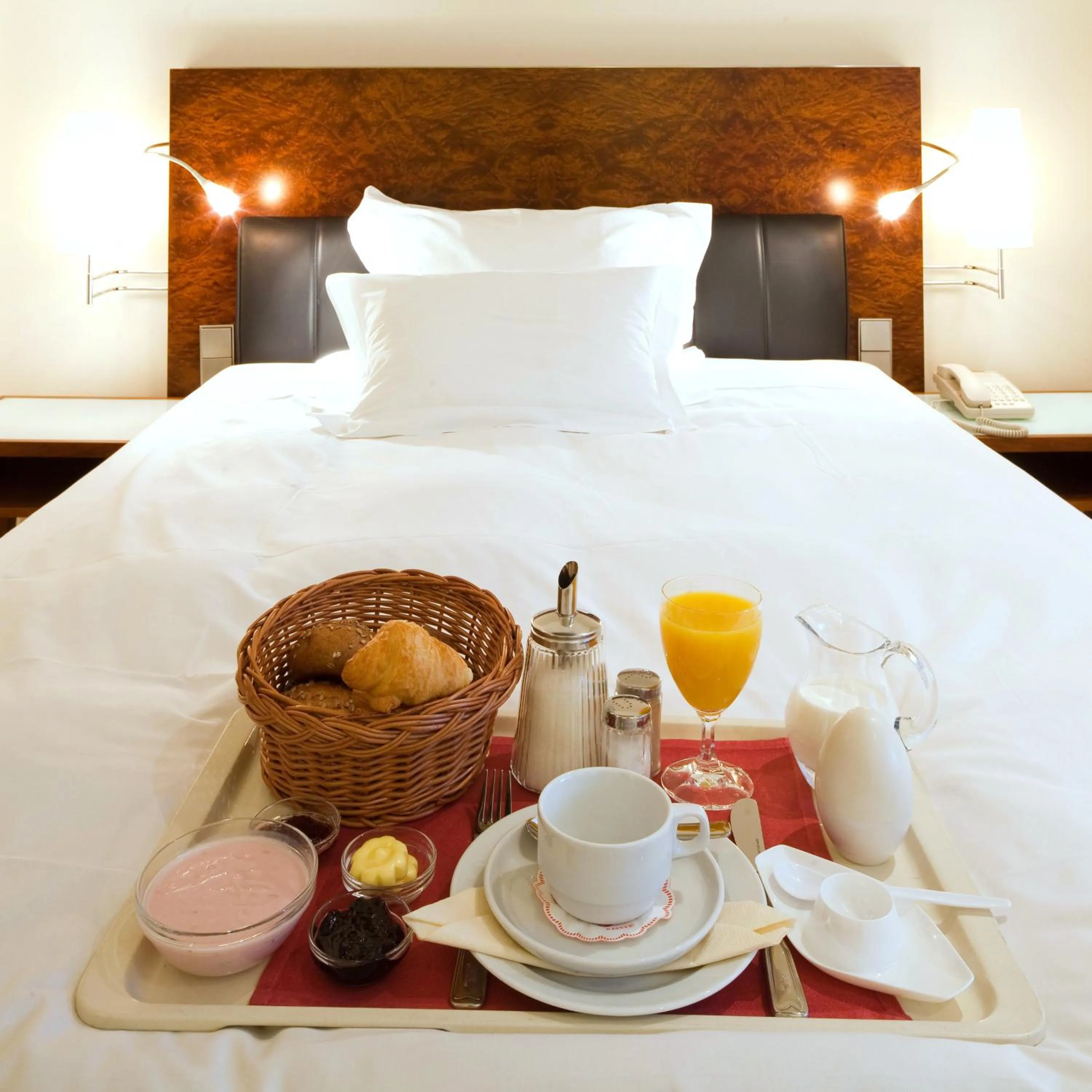 Bed in Grand Hotel Mussmann