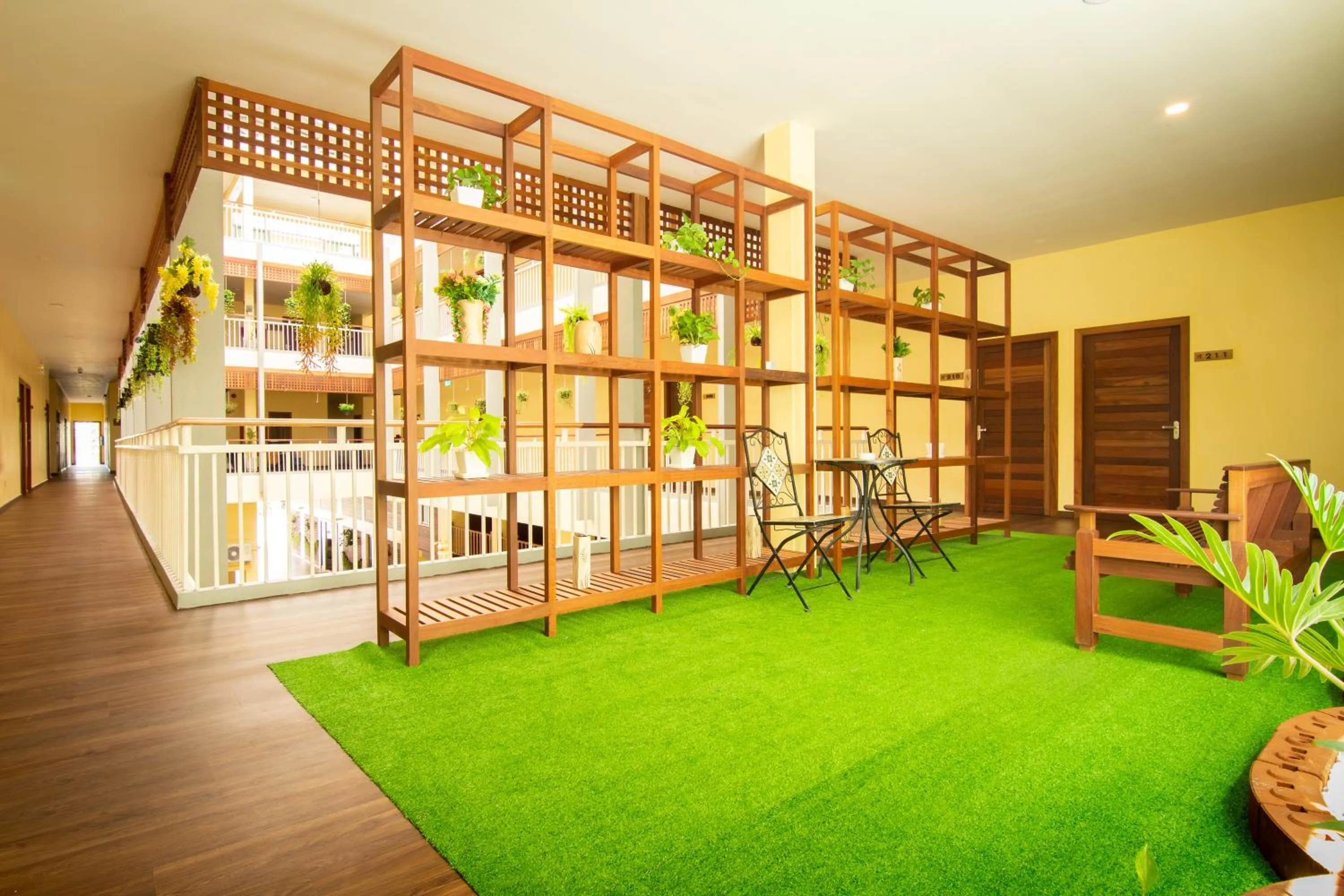 Garden in Nonnee Lampang Hotel