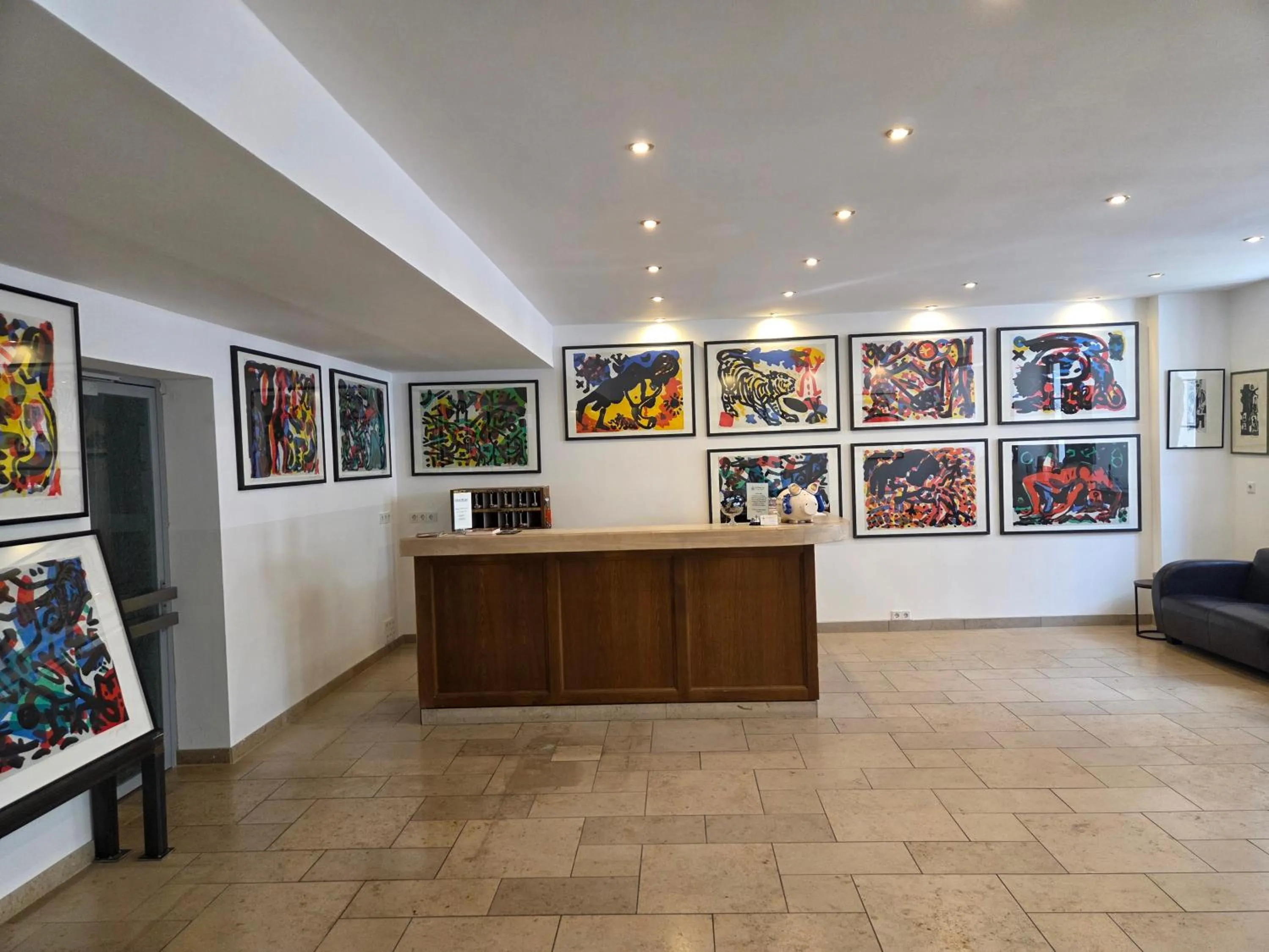 Lobby or reception in Hotel Garni "Am Ellinger Tor"