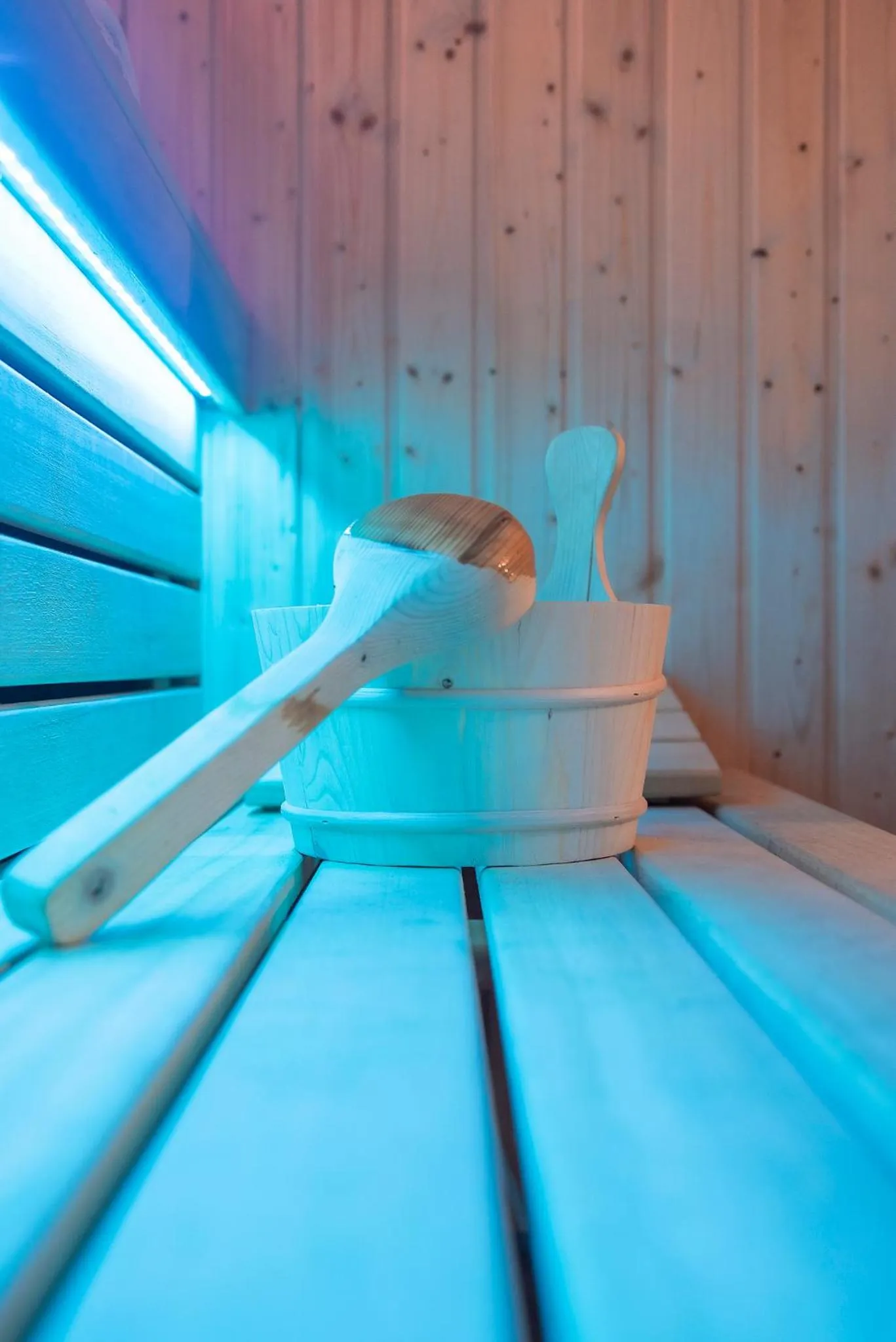 Sauna, Bed in Pensjonat Rybical