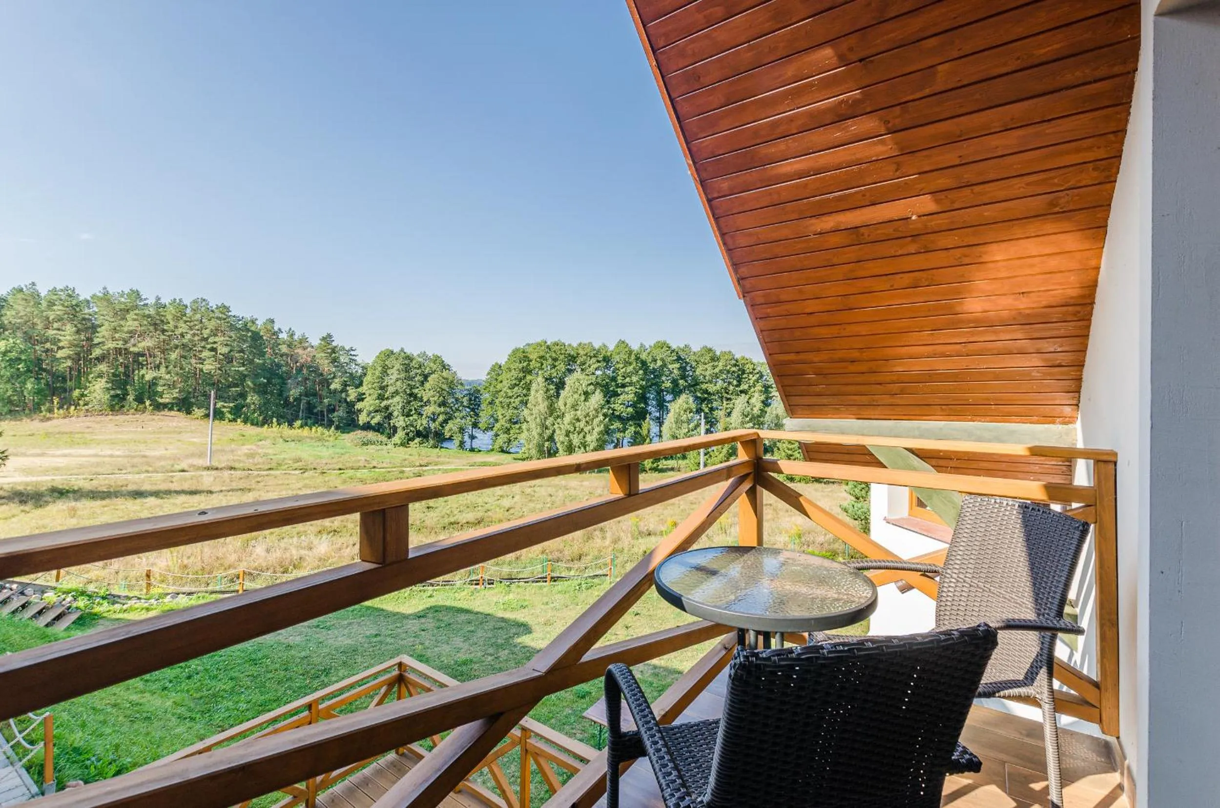 Balcony/Terrace in Pensjonat Rybical