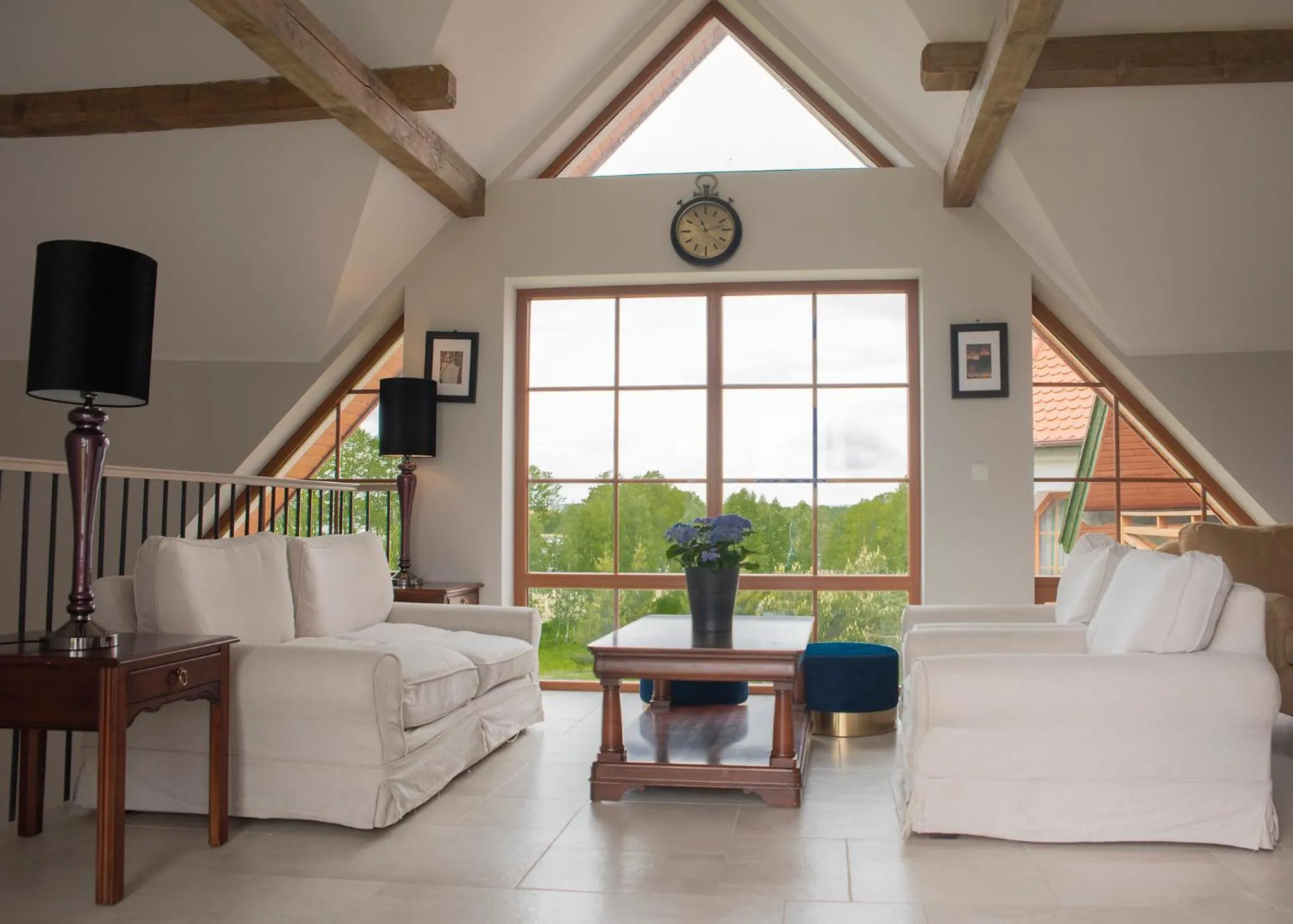 Seating area in Pensjonat Rybical