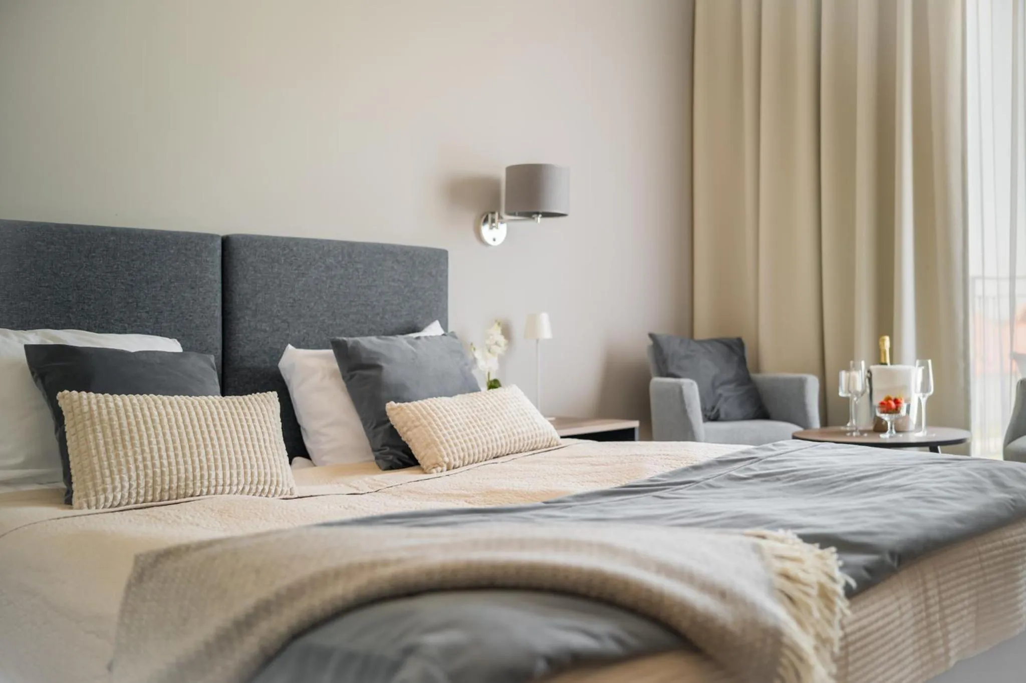 Bed in Pensjonat Rybical