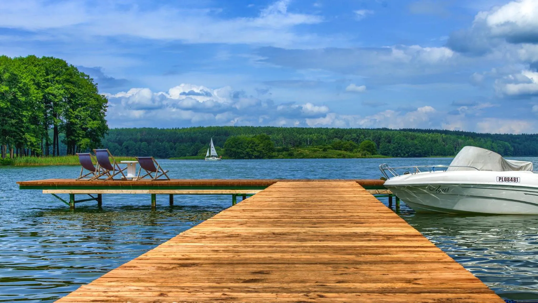 Natural landscape in Pensjonat Rybical