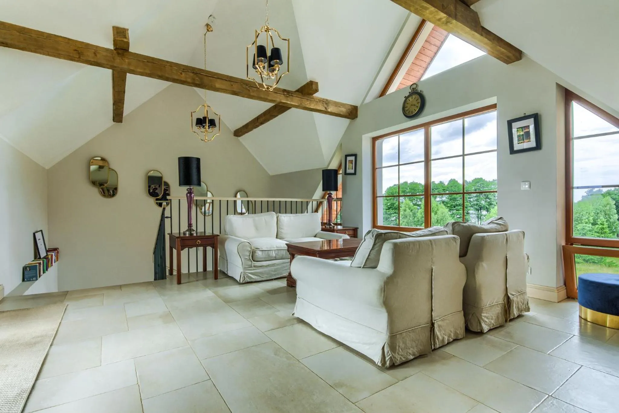 Seating area in Pensjonat Rybical