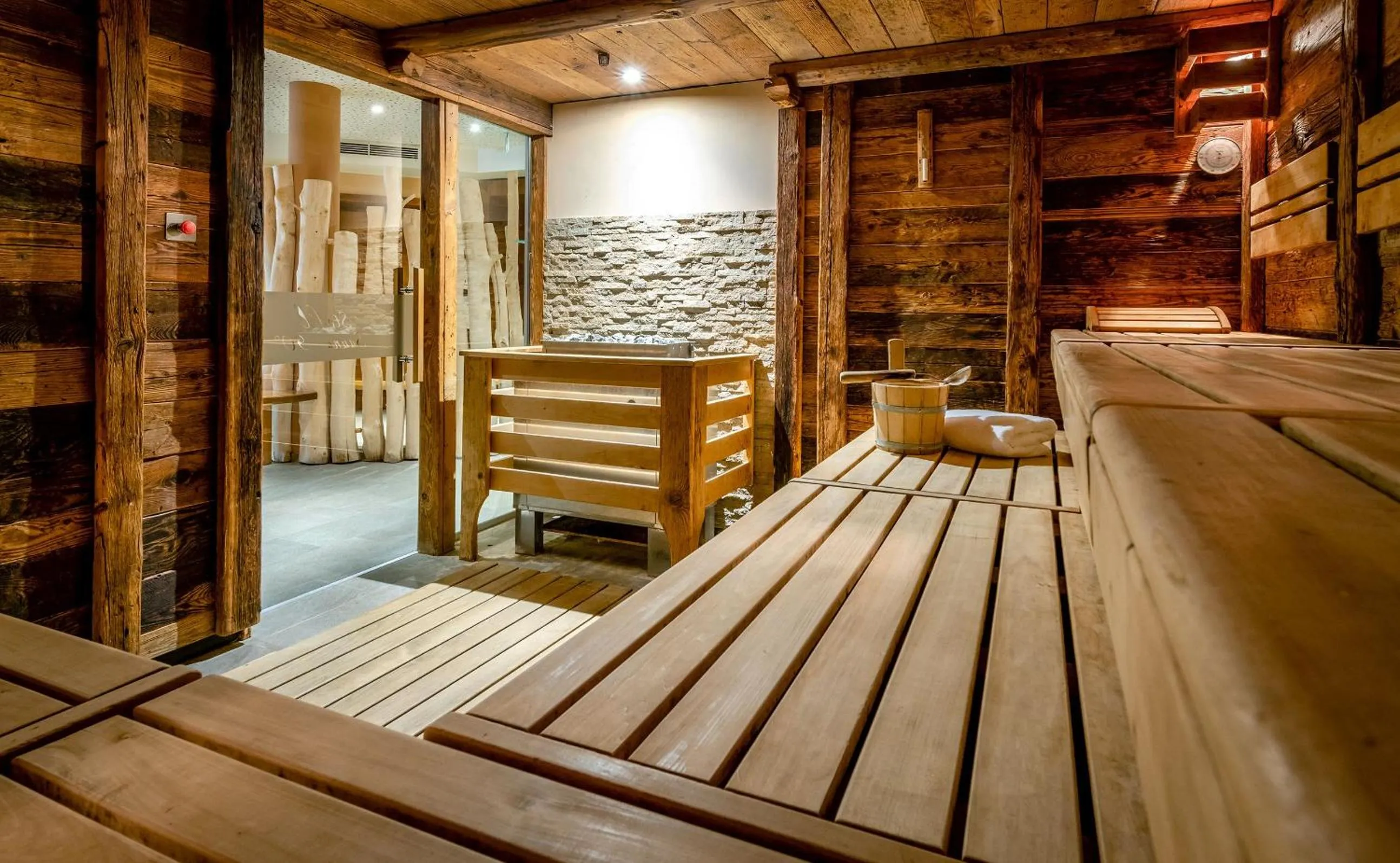 Sauna in Das Stemp Wellnessresort 4 Sterne Superior