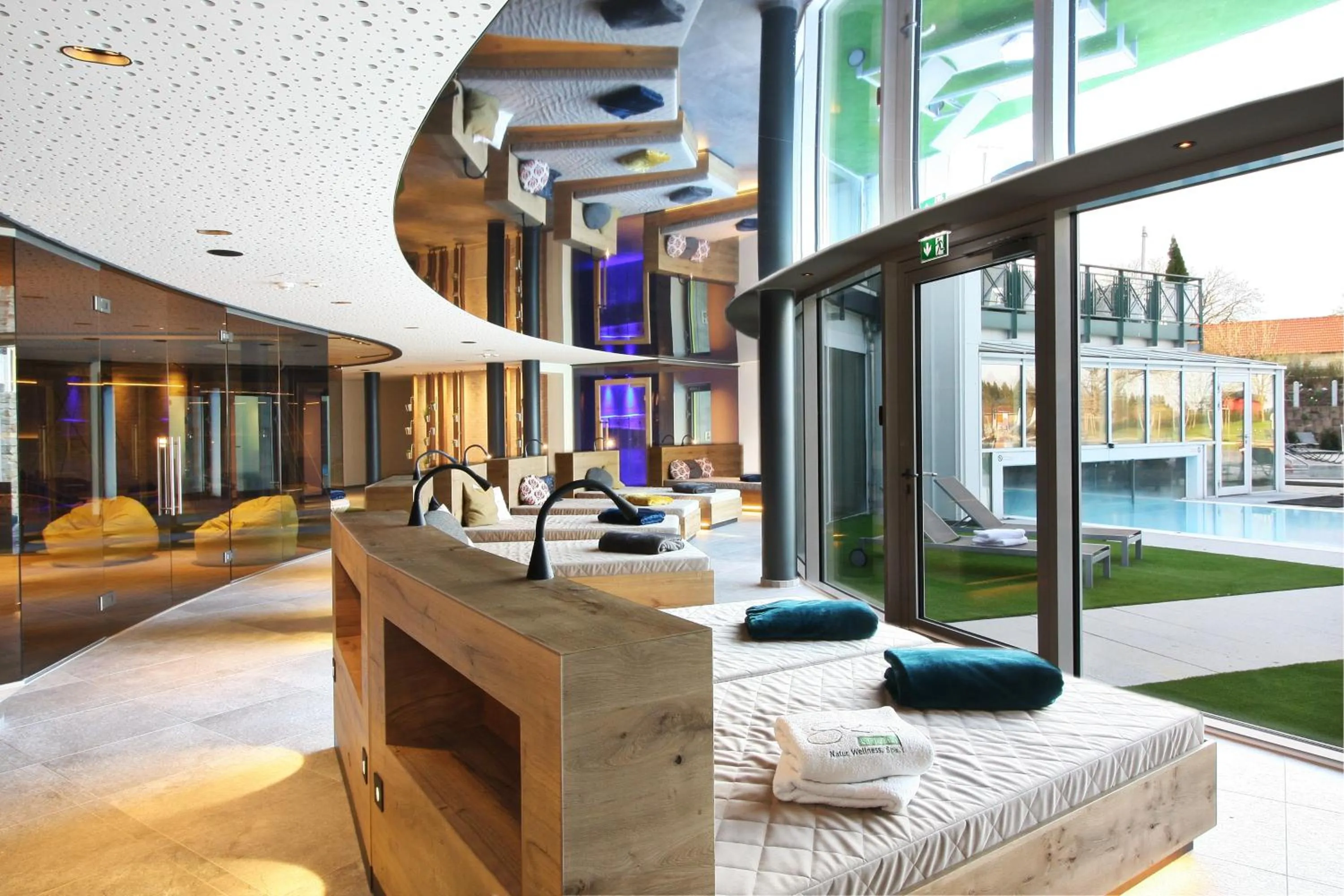 Spa and wellness centre/facilities in Das Stemp Wellnessresort 4 Sterne Superior