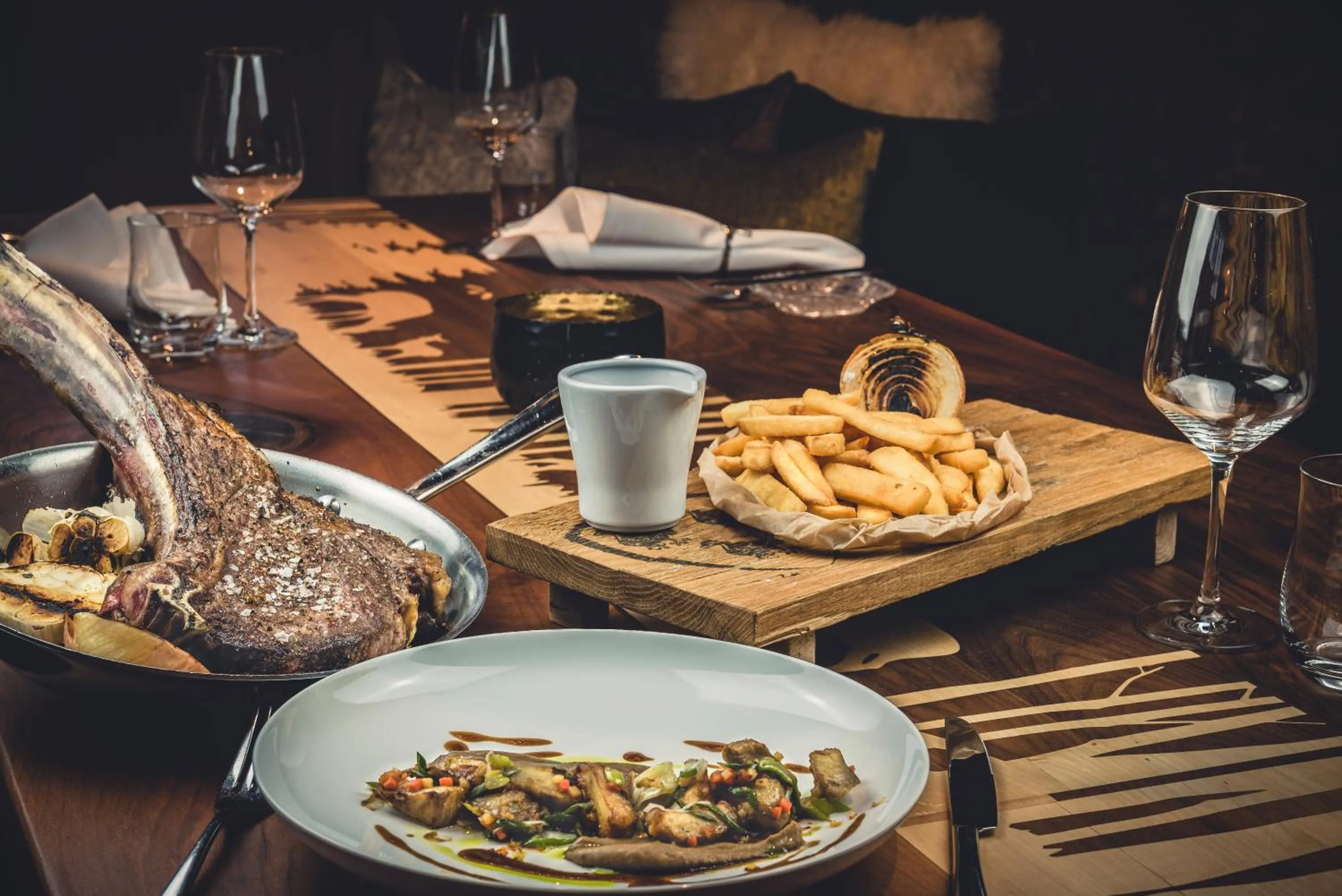 Food close-up in Relais & Châteaux Gut Steinbach Hotel Chalets SPA