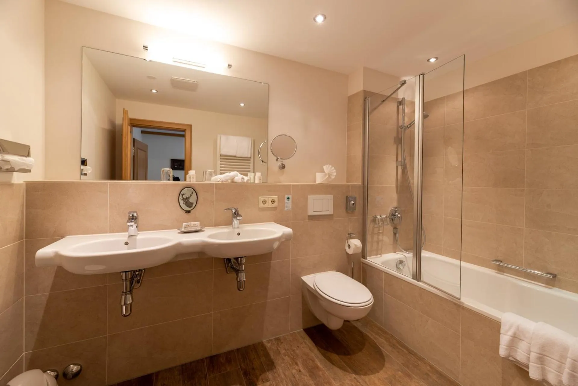 Toilet in Relais & Châteaux Gut Steinbach Hotel Chalets SPA