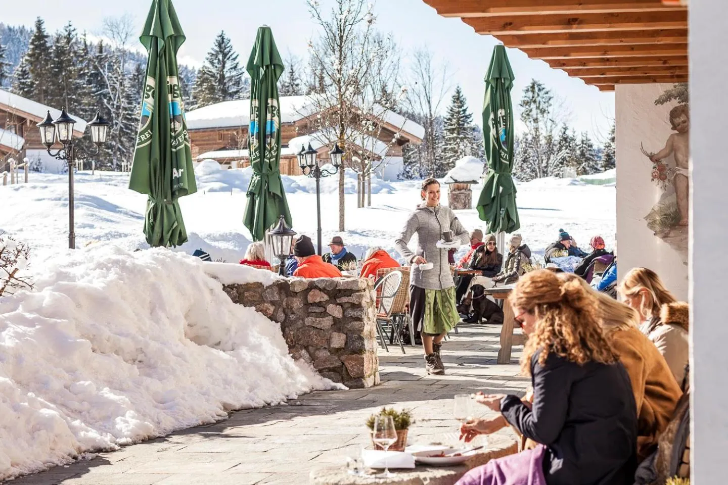 Winter in Relais & Châteaux Gut Steinbach Hotel Chalets SPA