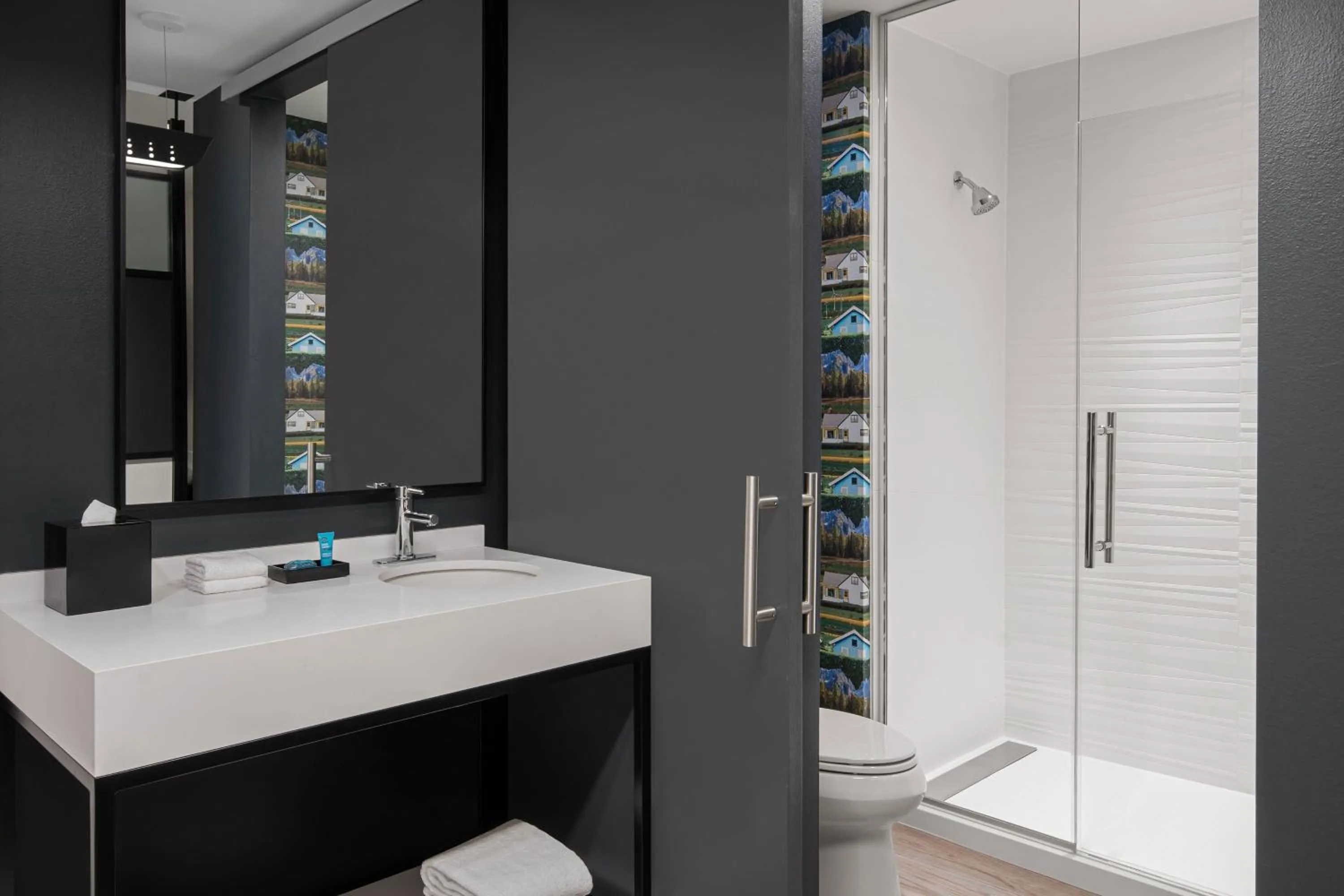 Bathroom in Aloft Houston Shenandoah - The Woodlands