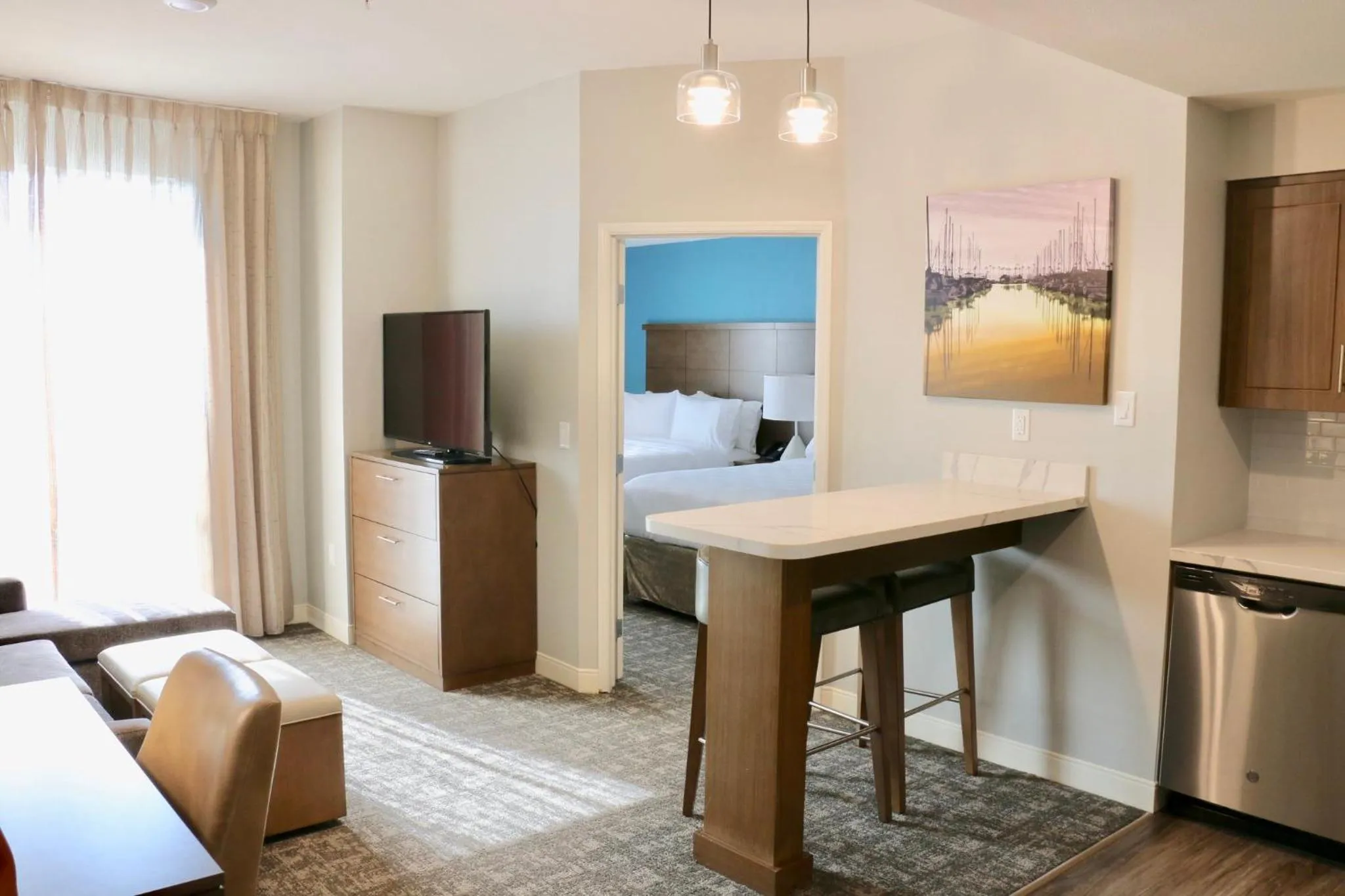 Bedroom in Staybridge Suites - Long Beach Airport by IHG