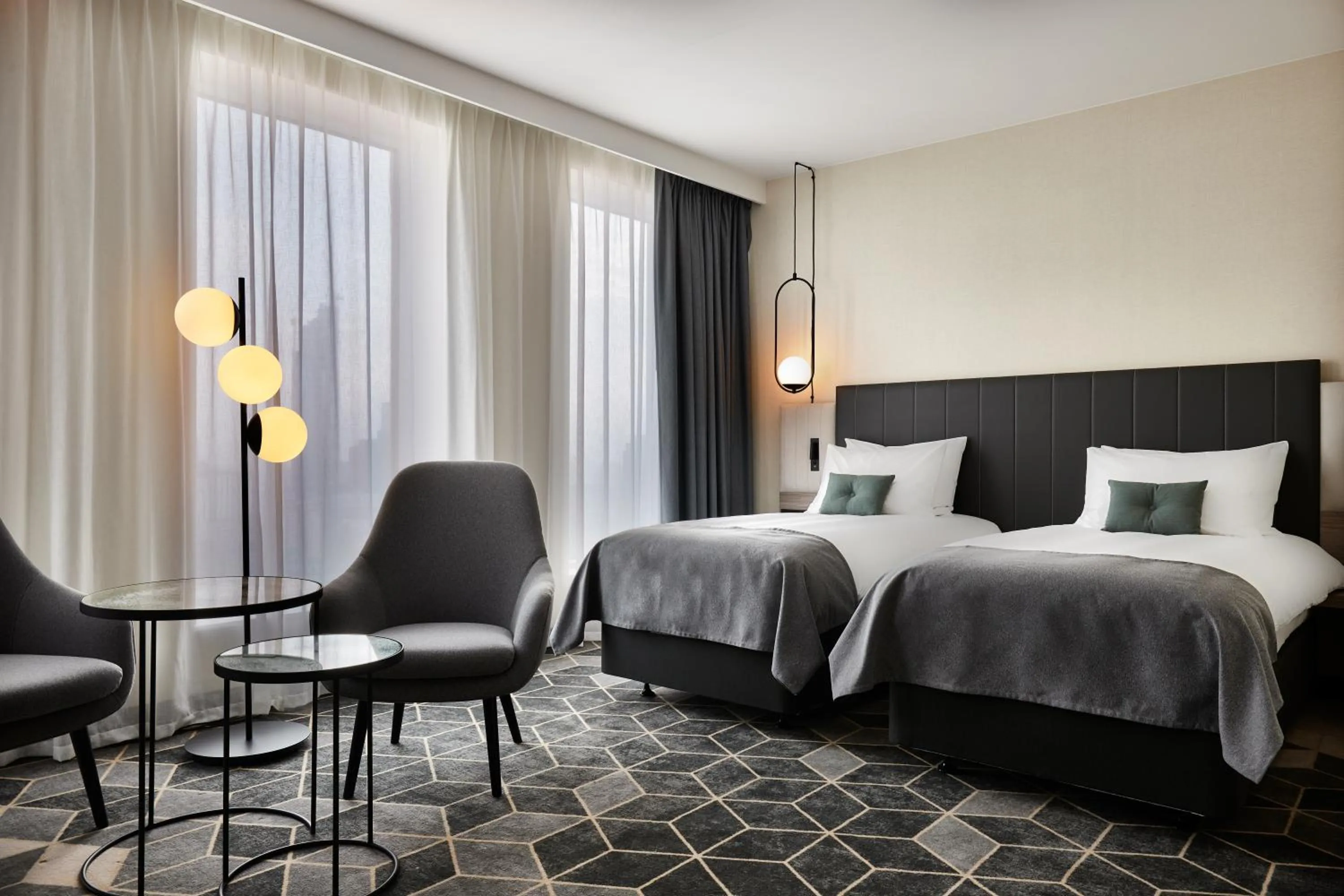 Bed in Crowne Plaza - Warsaw - The HUB by IHG