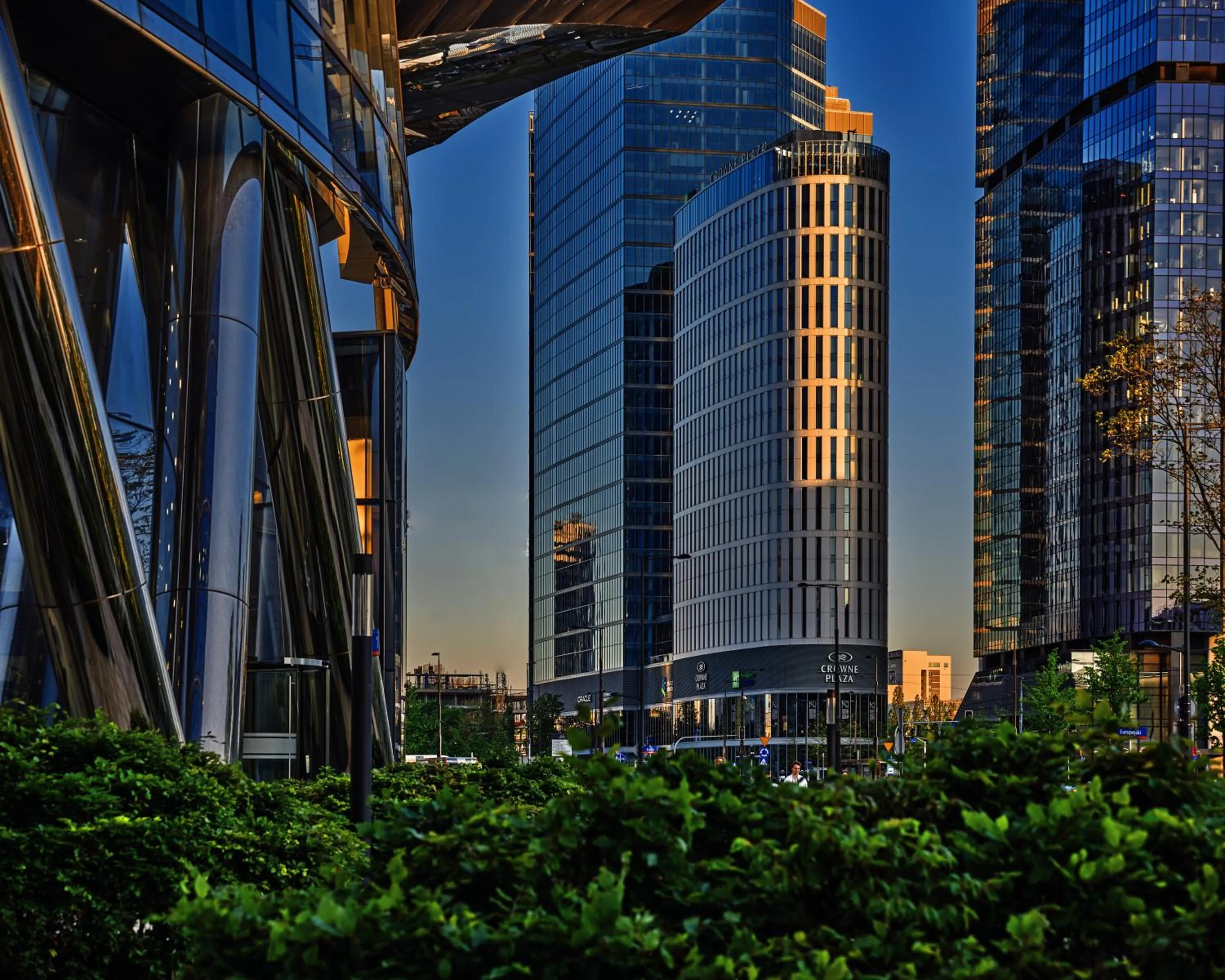 Property building in Crowne Plaza - Warsaw - The HUB by IHG