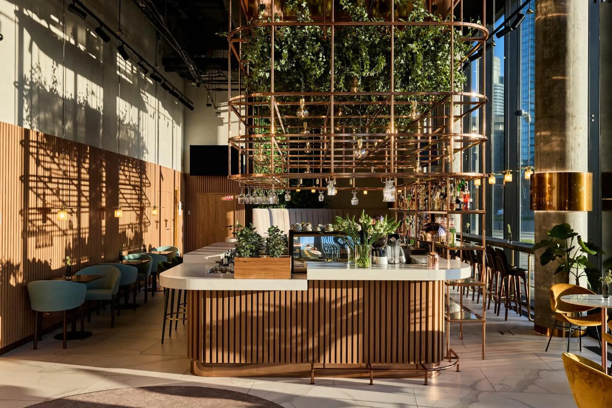 Restaurant/places to eat in Holiday Inn Express - Warsaw - The HUB by IHG