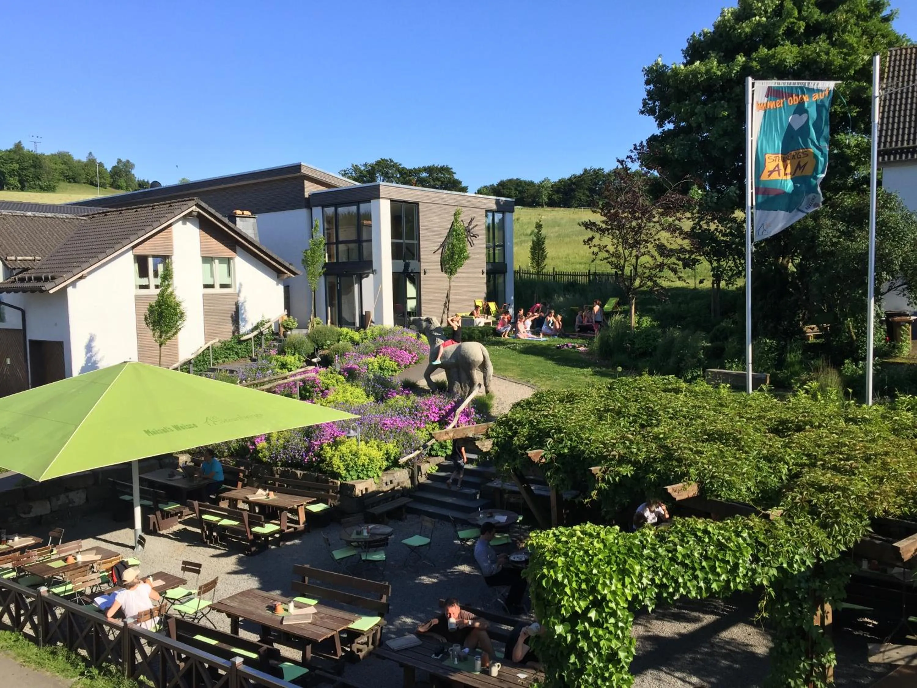View (from property/room) in Steinbergs Wildewiese NaturHotel