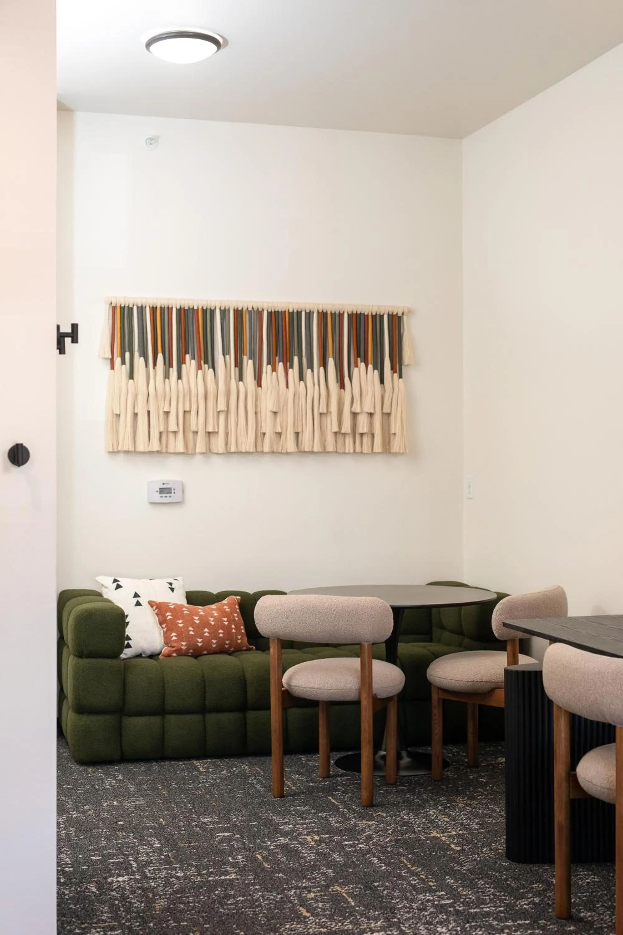 Seating area in Kinship Landing