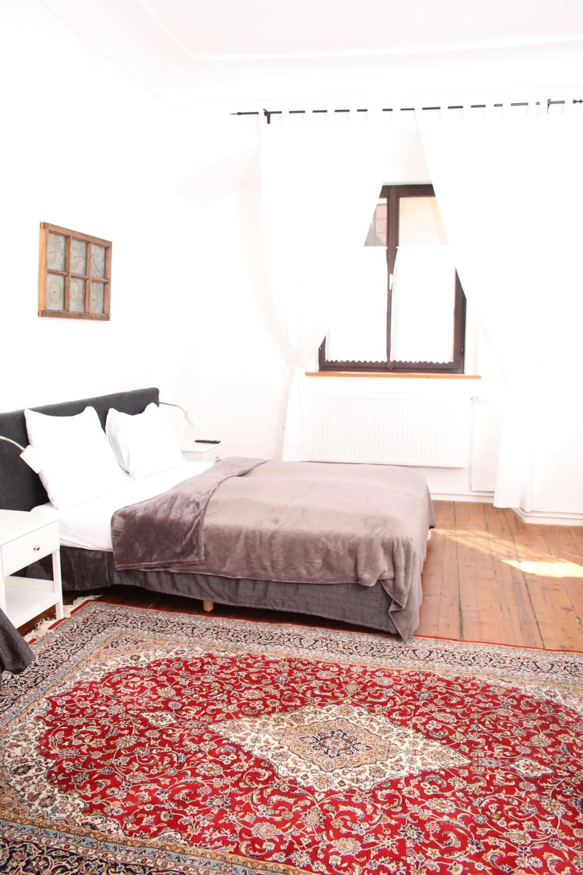 Bed in Hotel im Stift Neuberg