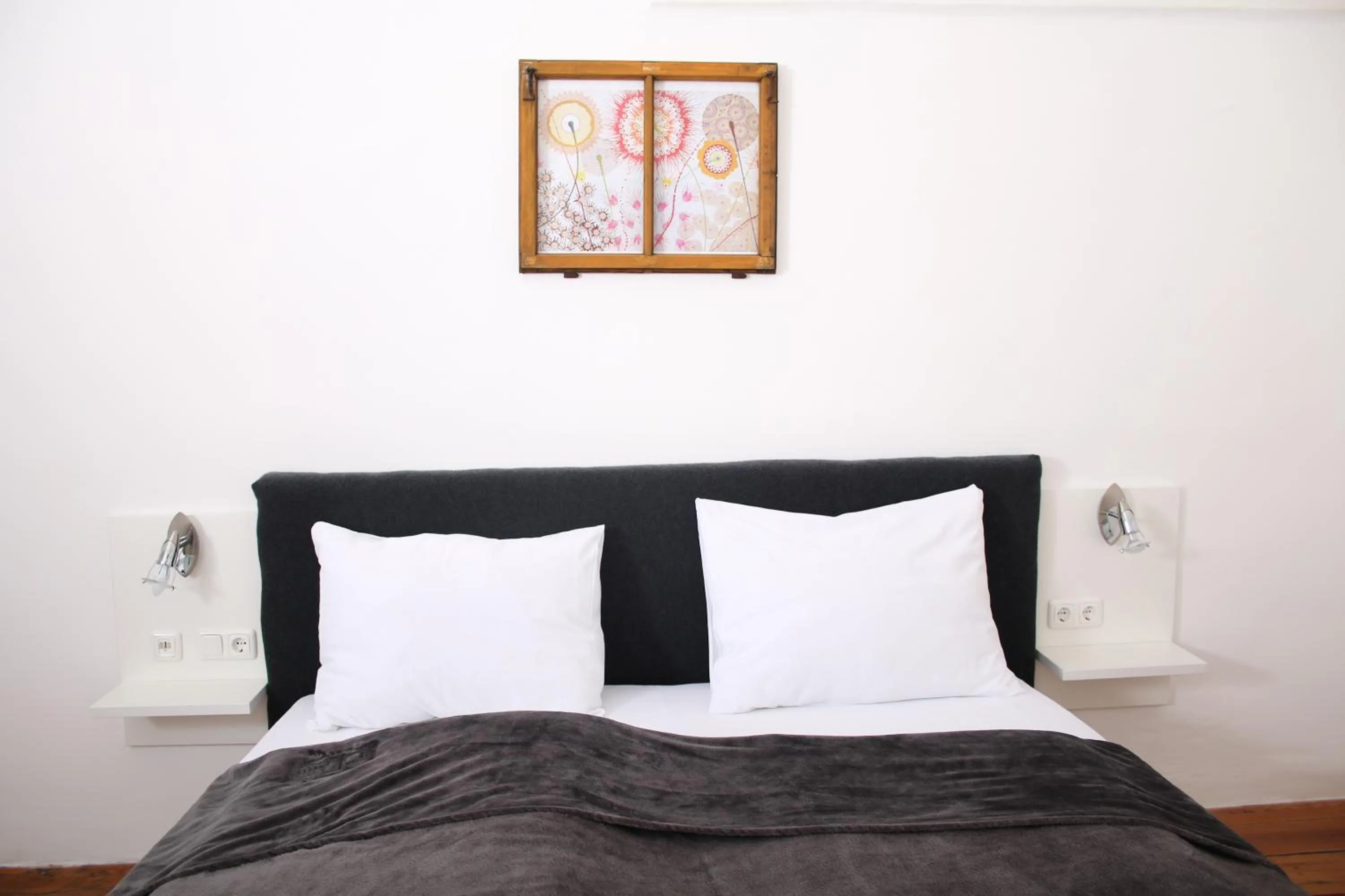 Bed in Hotel im Stift Neuberg