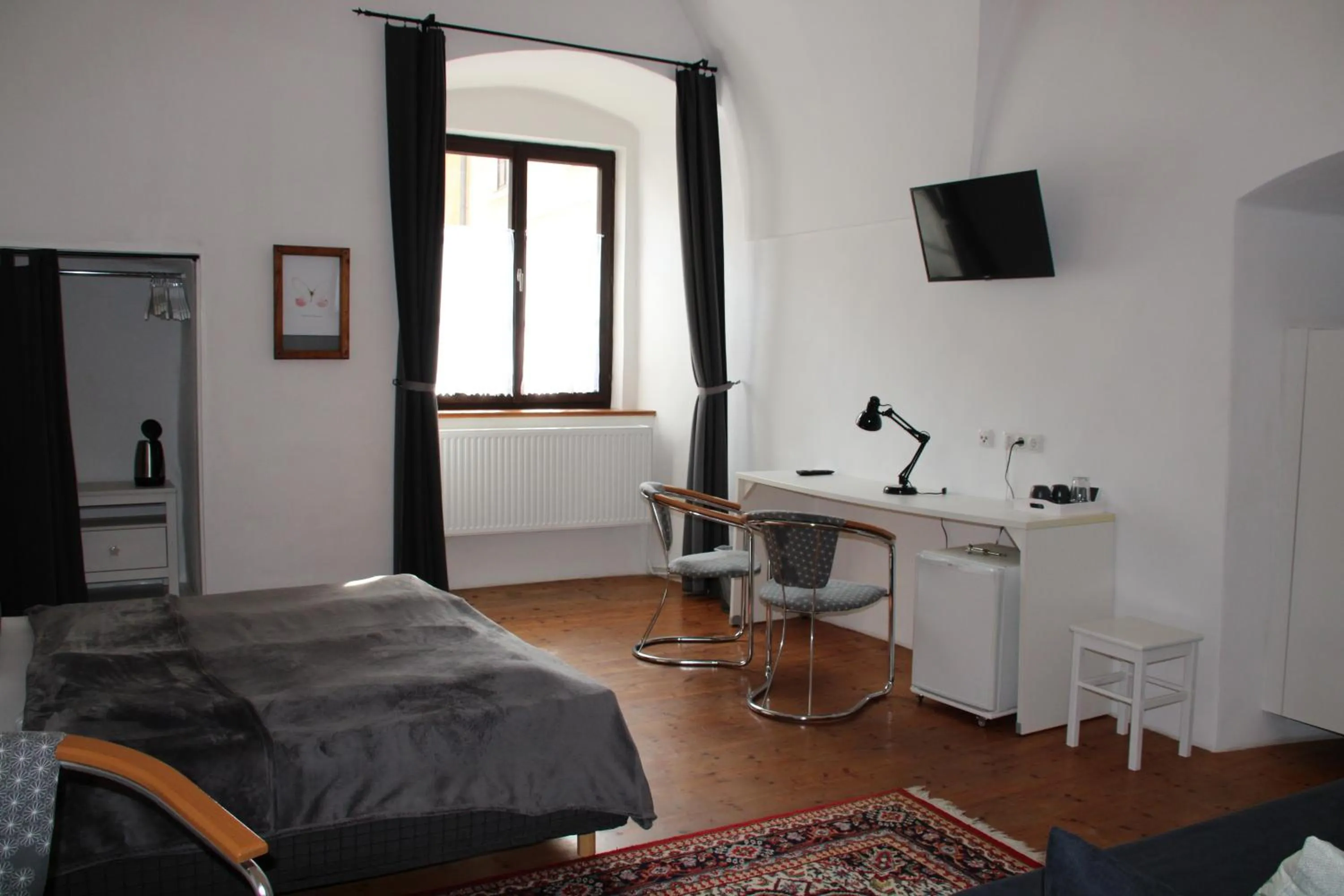 Bed in Hotel im Stift Neuberg